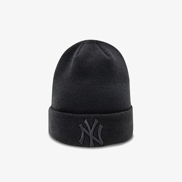 New Era Mlb Essential Cuff Beanie Unisex Siyah Bere