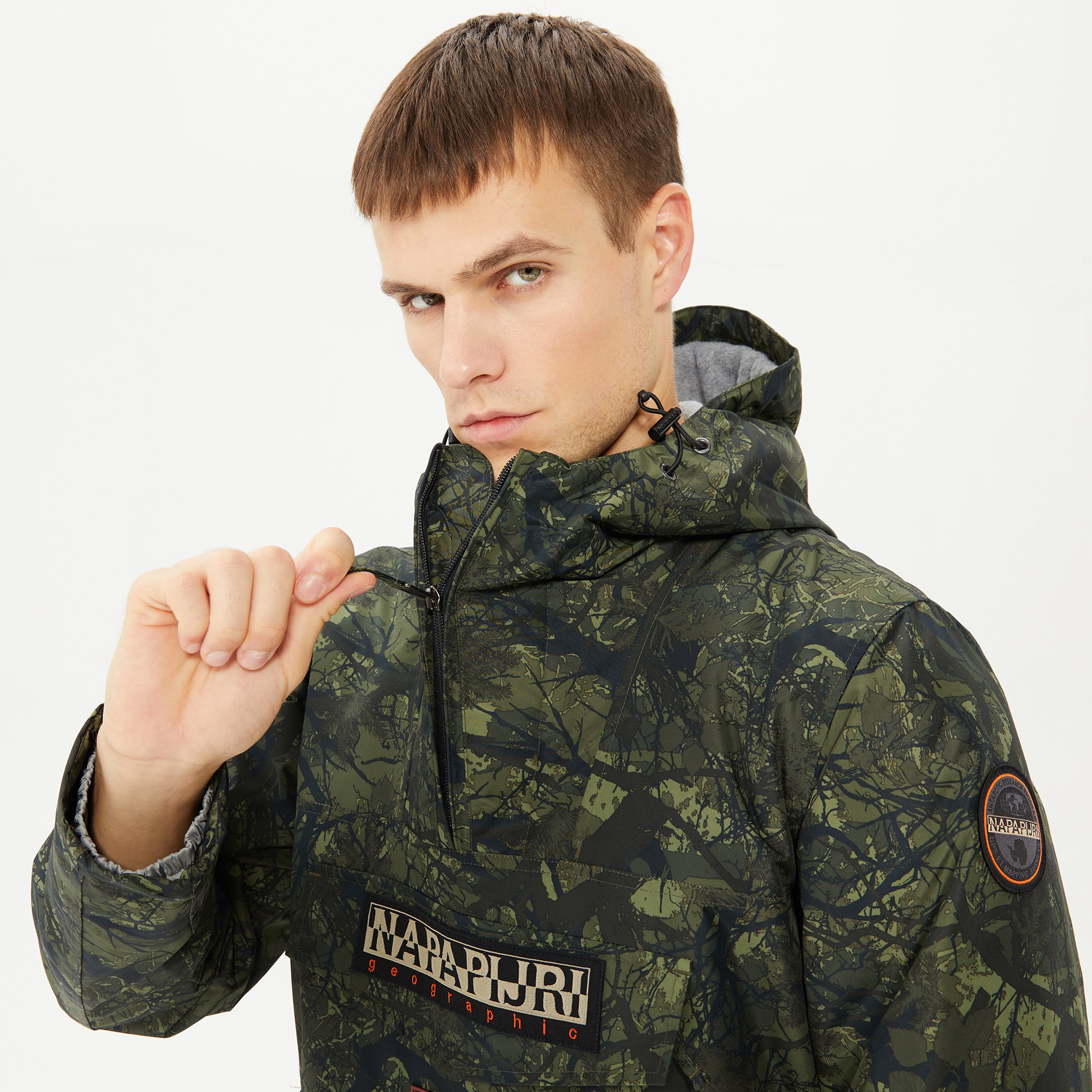 Napapijri Rainforest Anorak Erkek Haki Mont