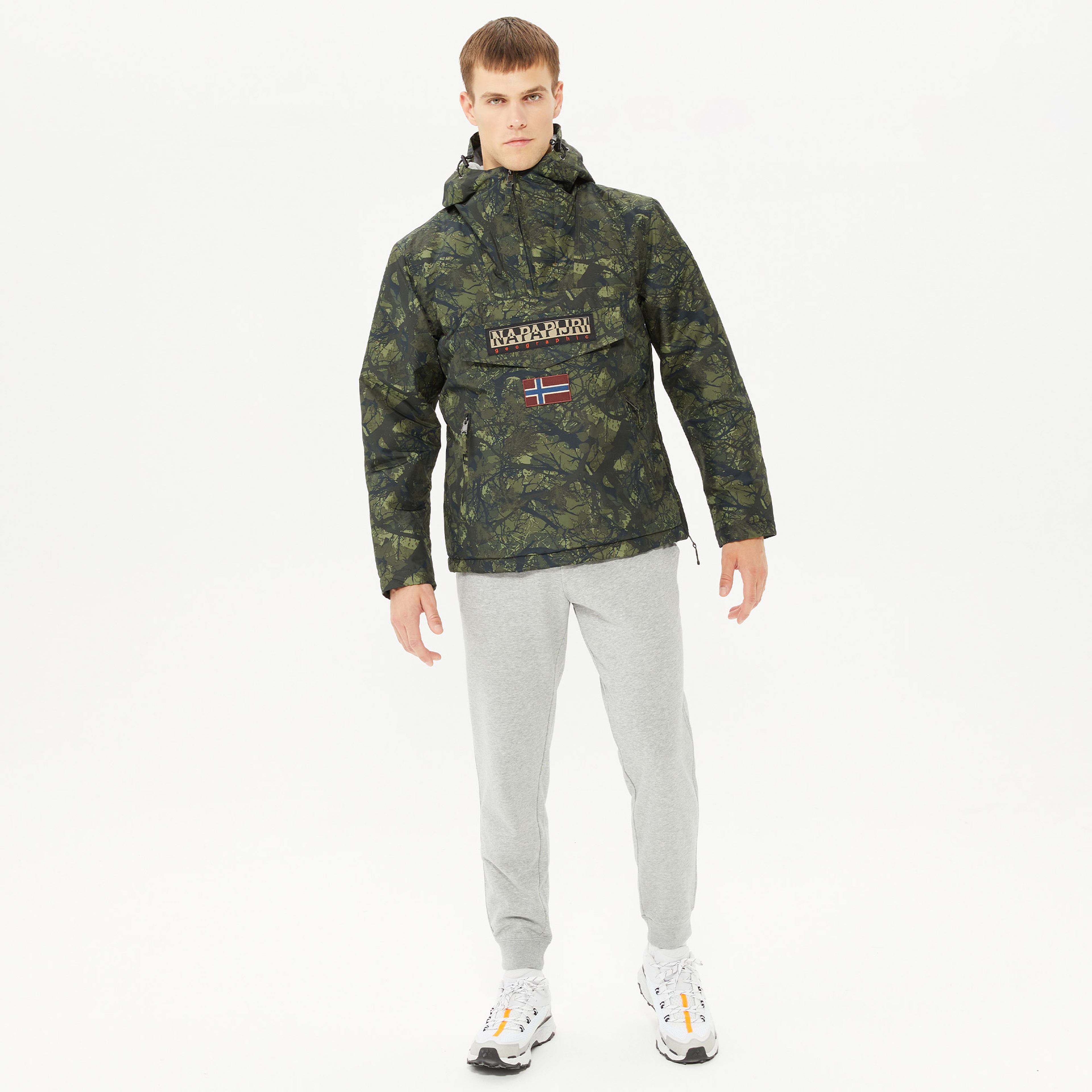 Napapijri Rainforest Anorak Erkek Haki Mont