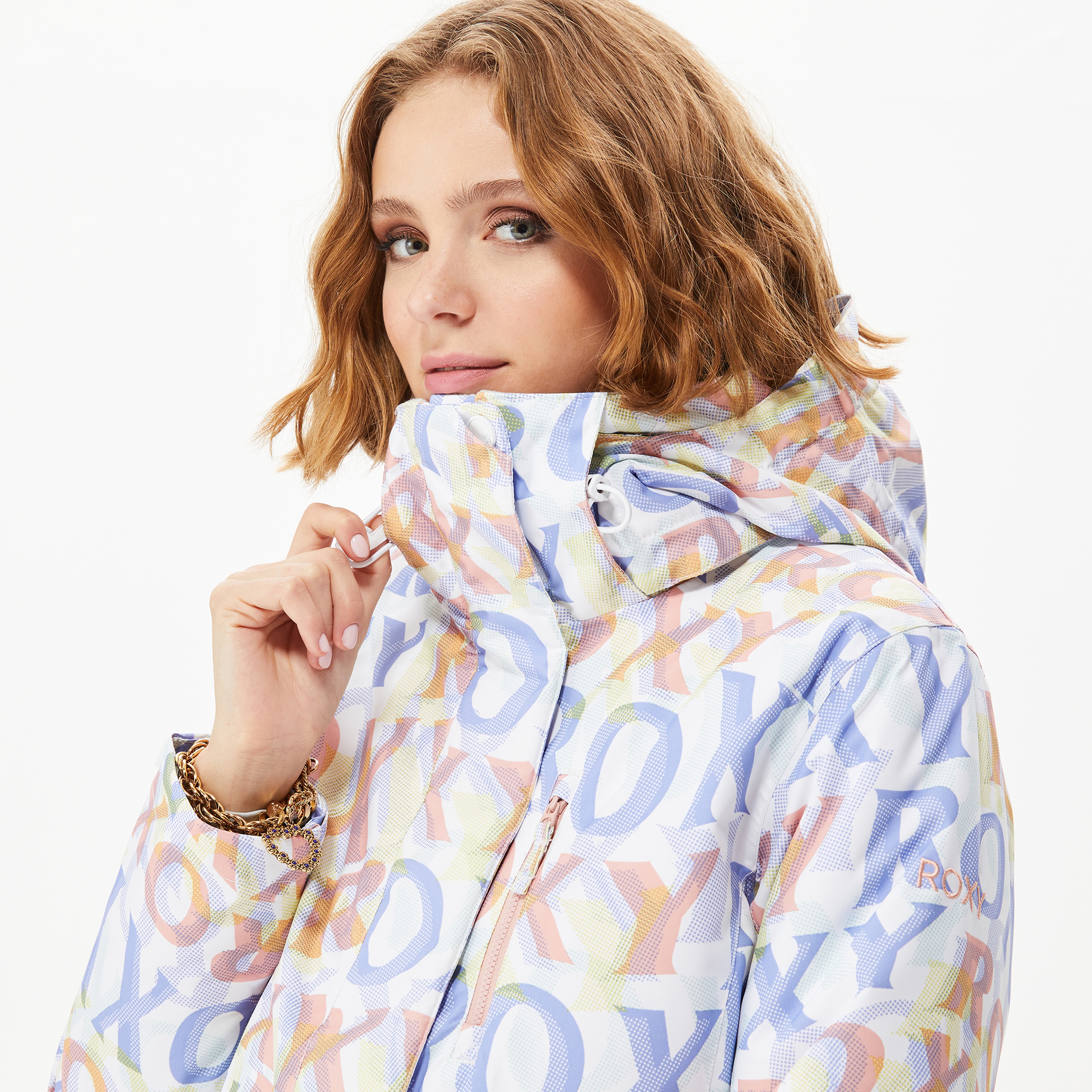 Roxy Jetty Insulated Kadın Beyaz Snowboard Montu