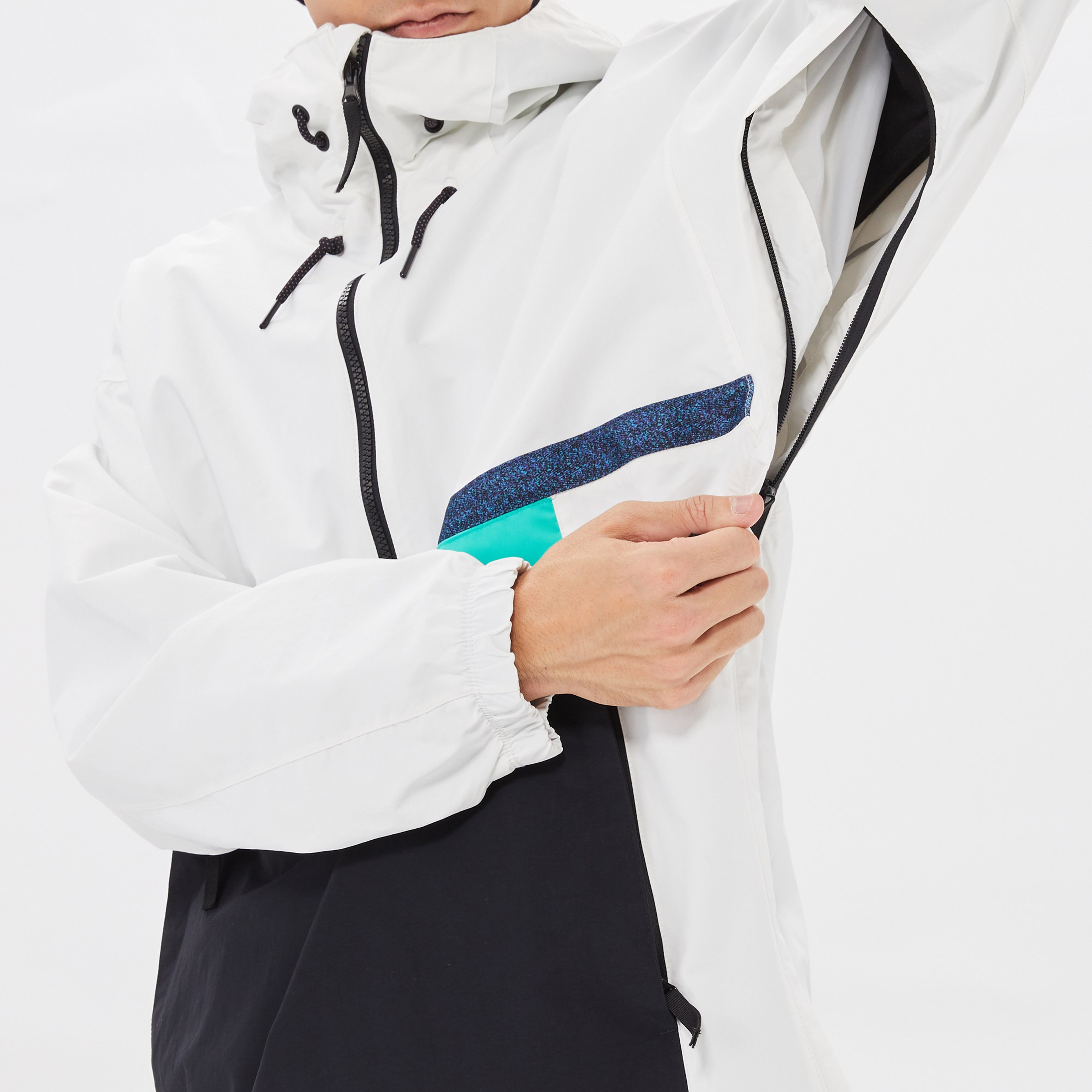 Quiksilver Steeze Erkek Beyaz Snowboard Mont