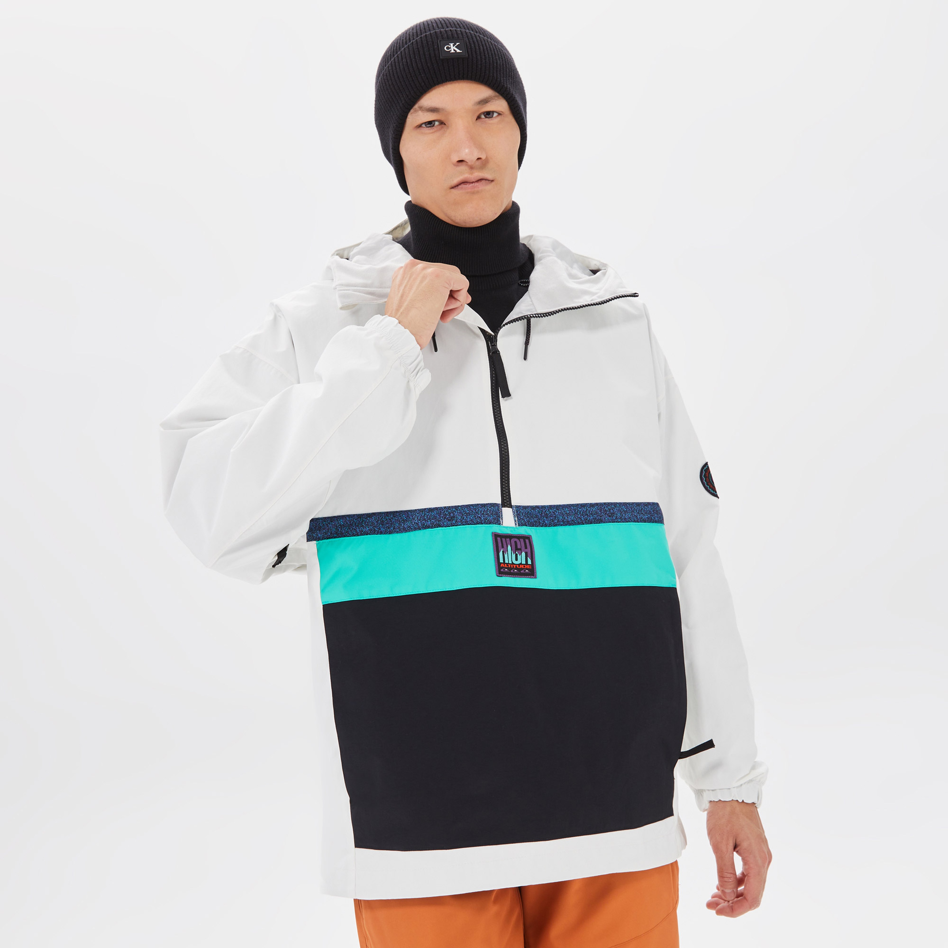 Quiksilver Steeze Erkek Beyaz Snowboard Mont