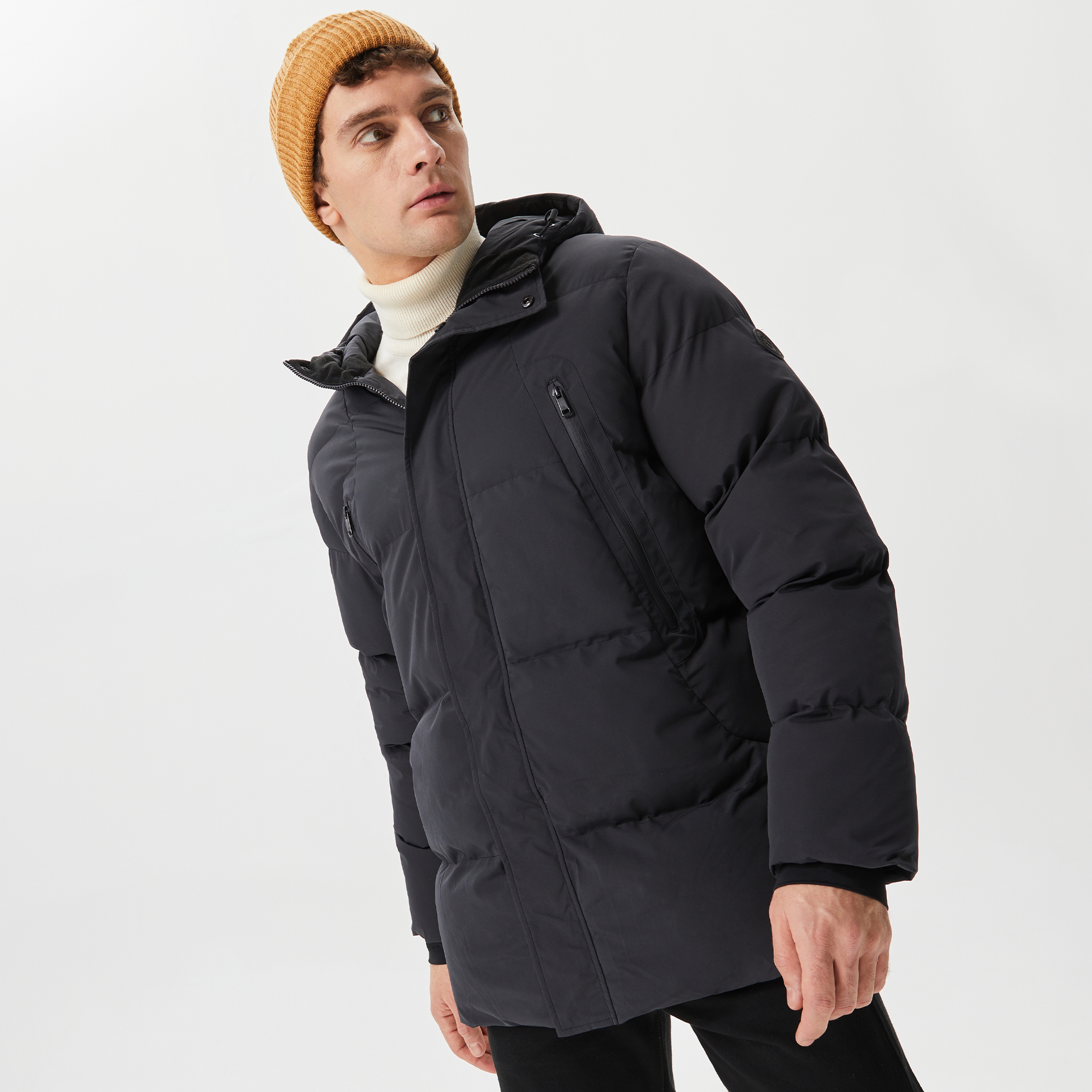 ONLY&SONS Onsmuno Puffer Erkek Siyah Ceket