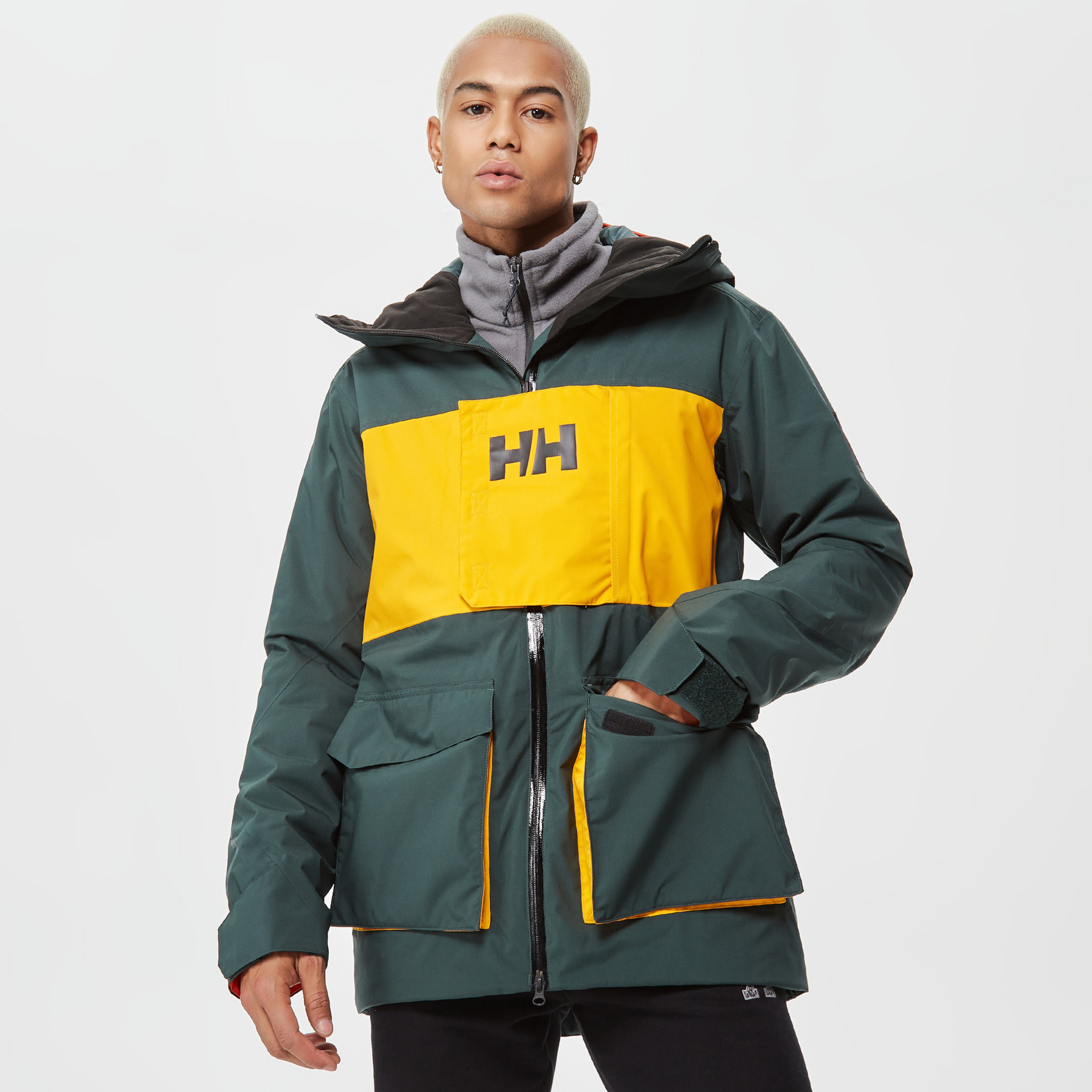 Helly Hansen Ullr Insulated Erkek Yeşil Kayak Montu