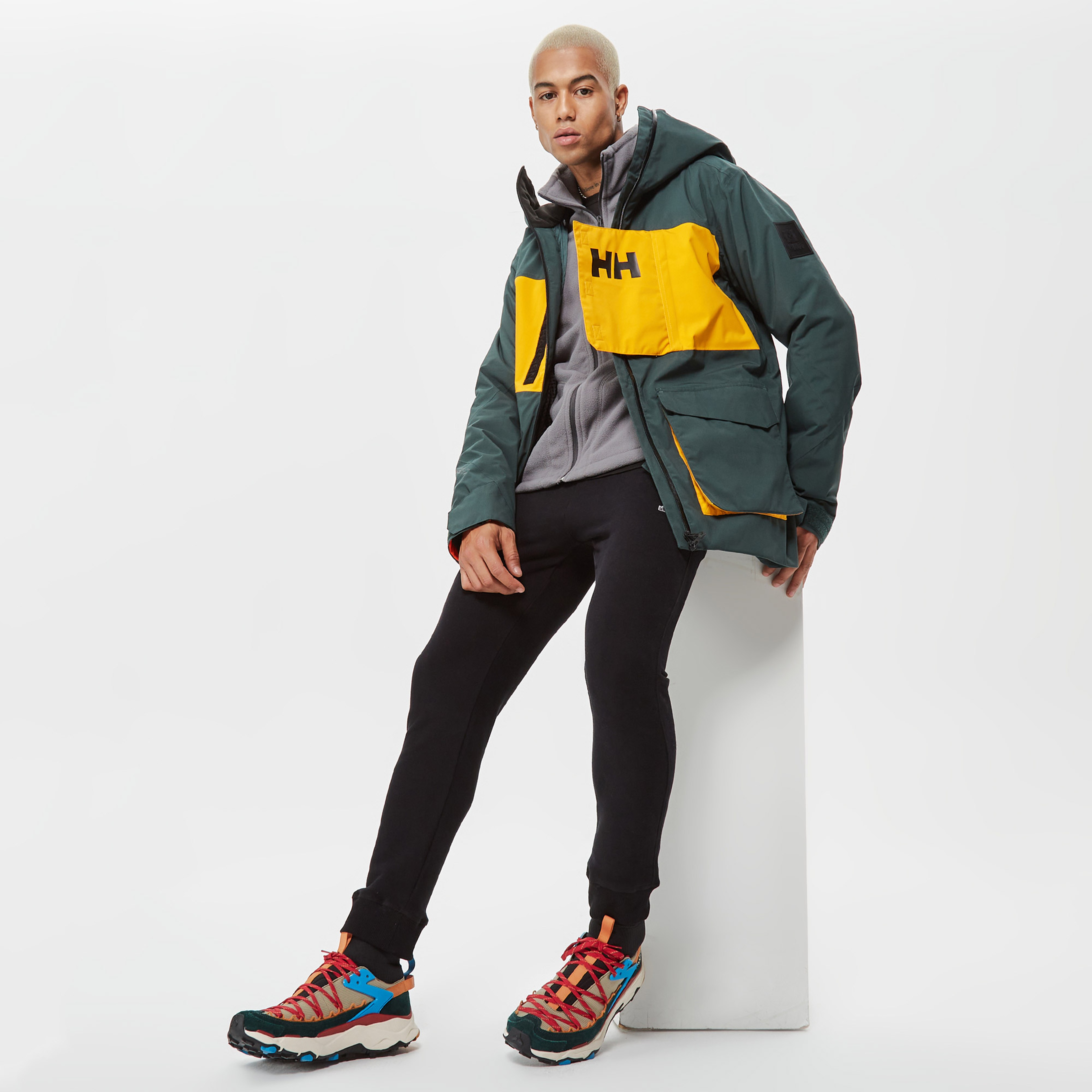 Helly Hansen Ullr Insulated Erkek Yeşil Kayak Montu