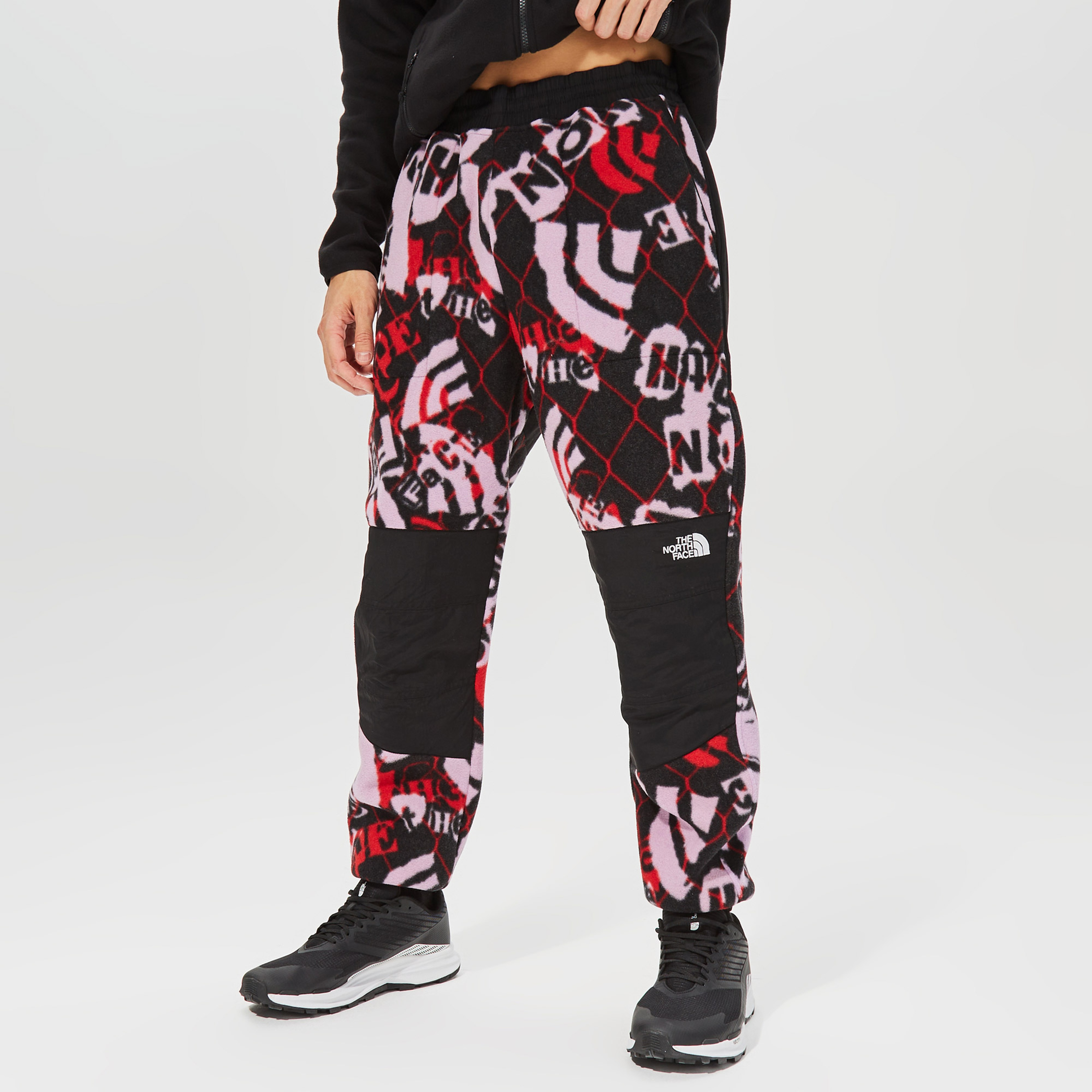 The North Face Baskılı Denali Erkek Siyah Eşofman Altı