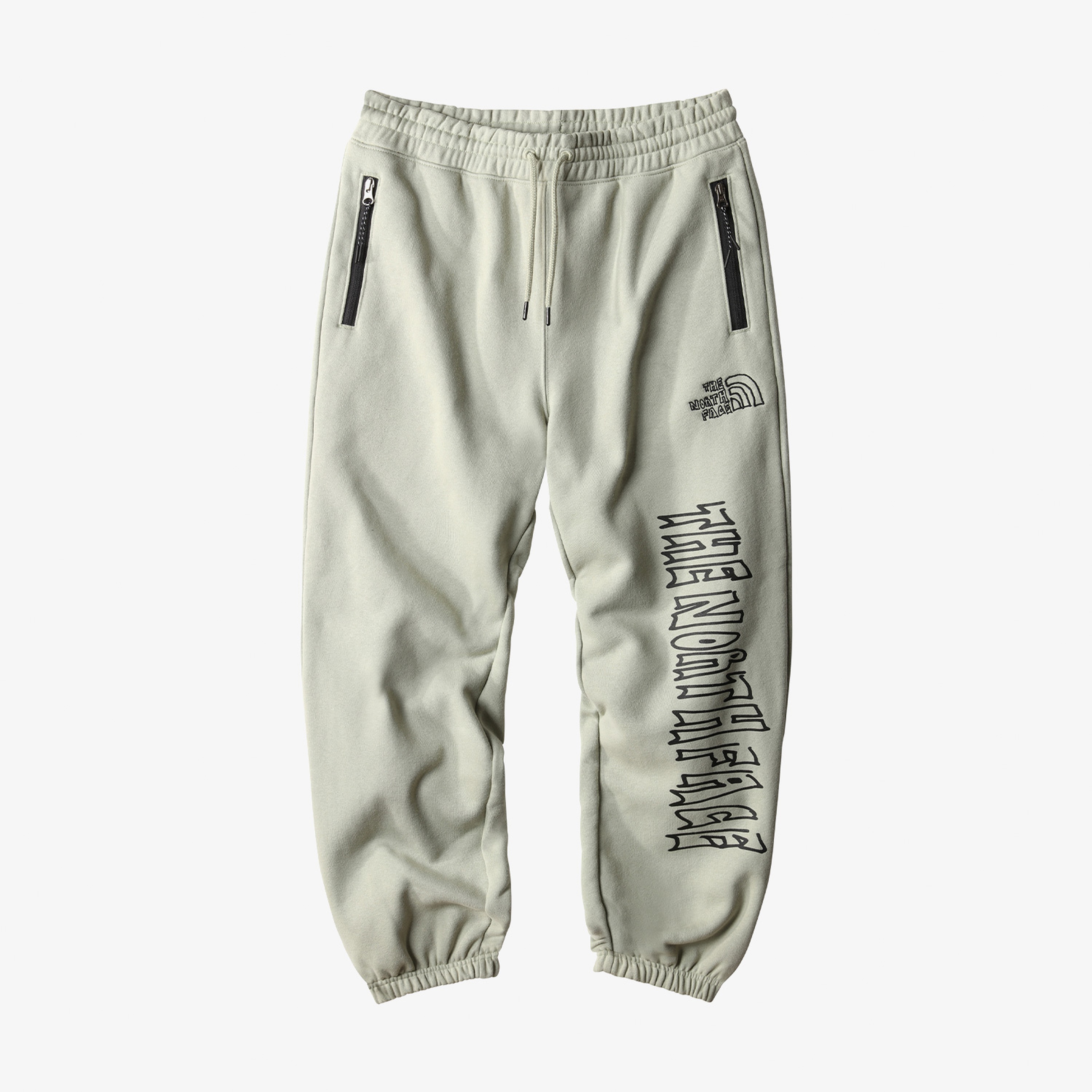 The North Face Baskılı Polar Yeşil Erkek Eşofman