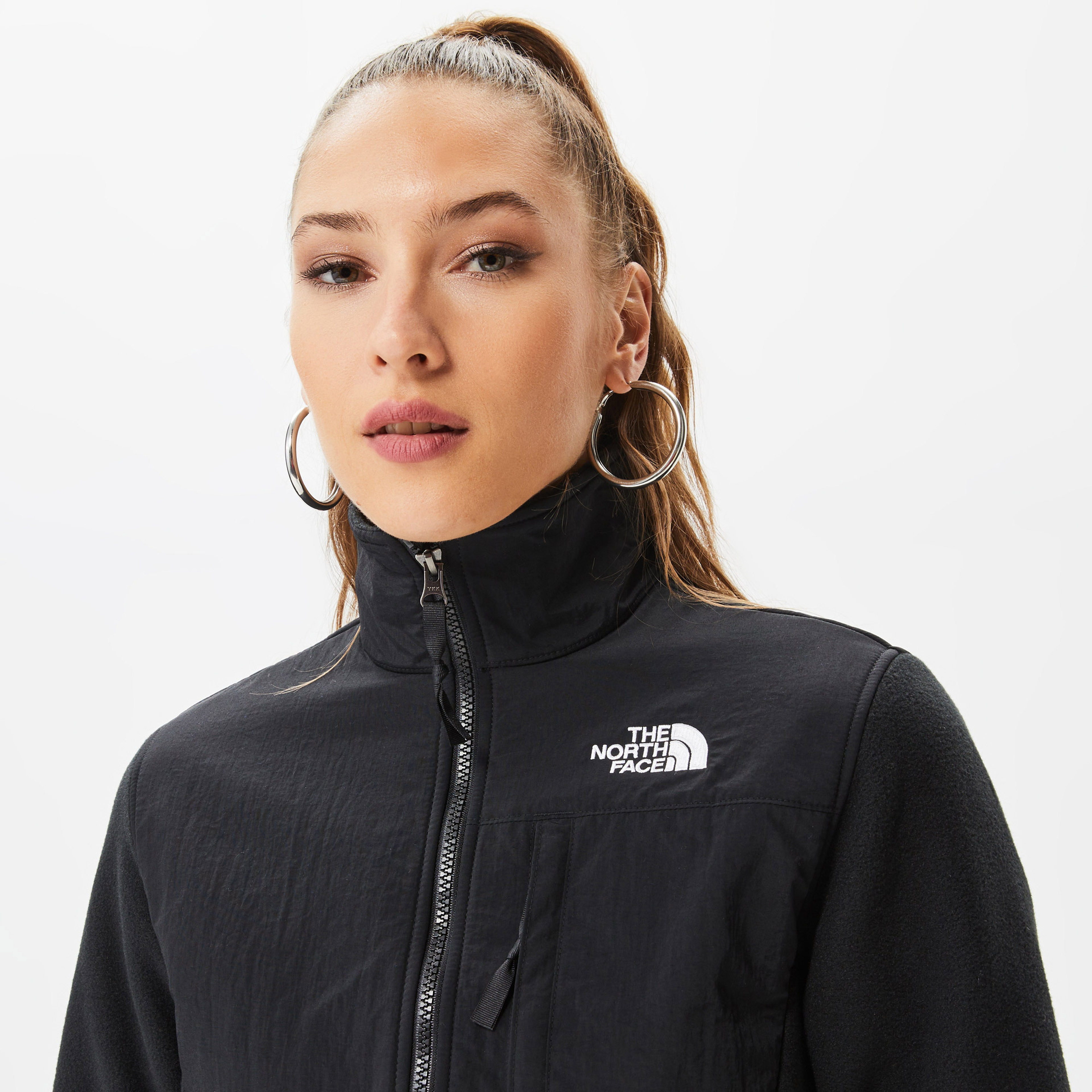 The North Face Deanali Polar Siyah Kadın Crop
