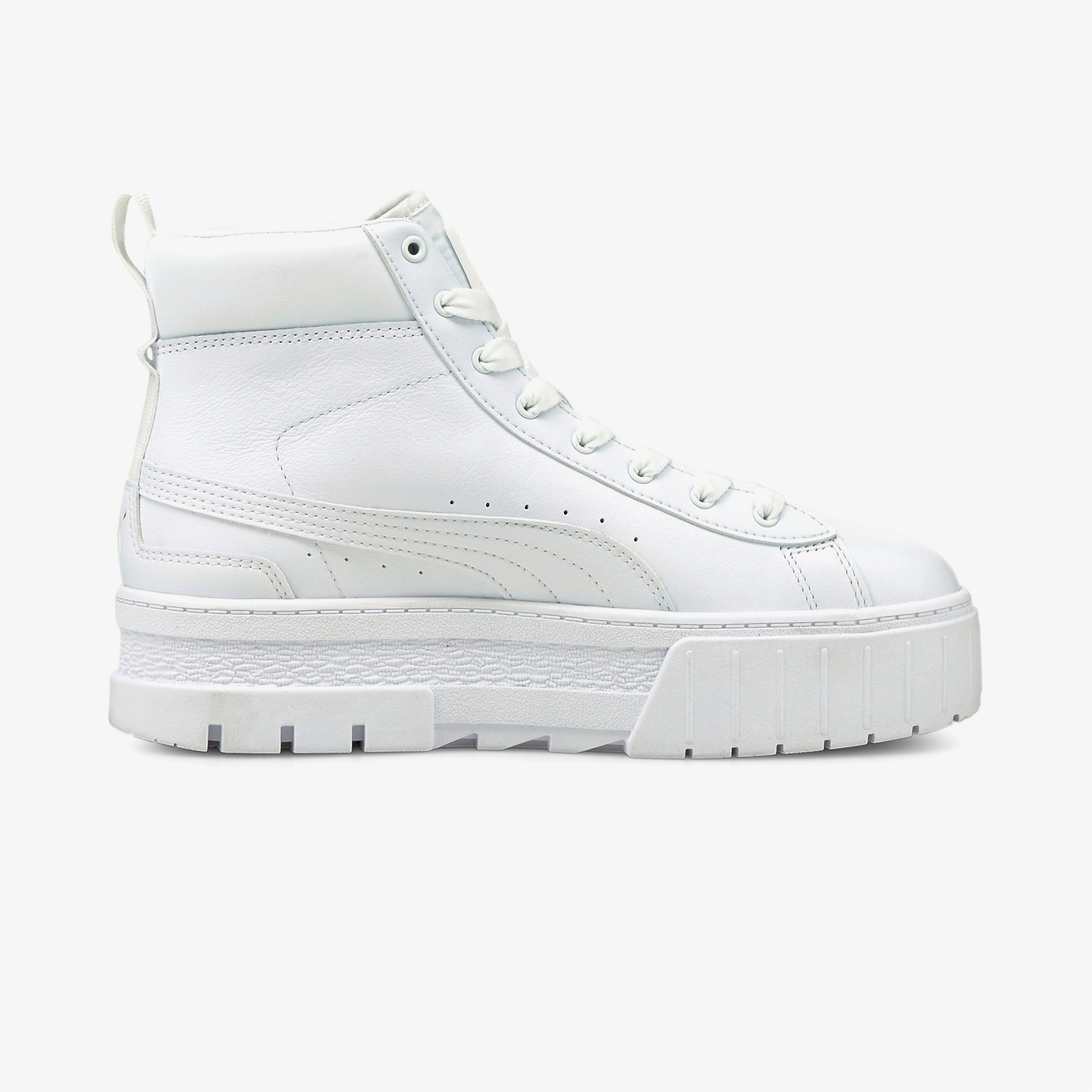 Puma Mayze Mid Platfrom Kadın Beyaz Spor Ayakkabı