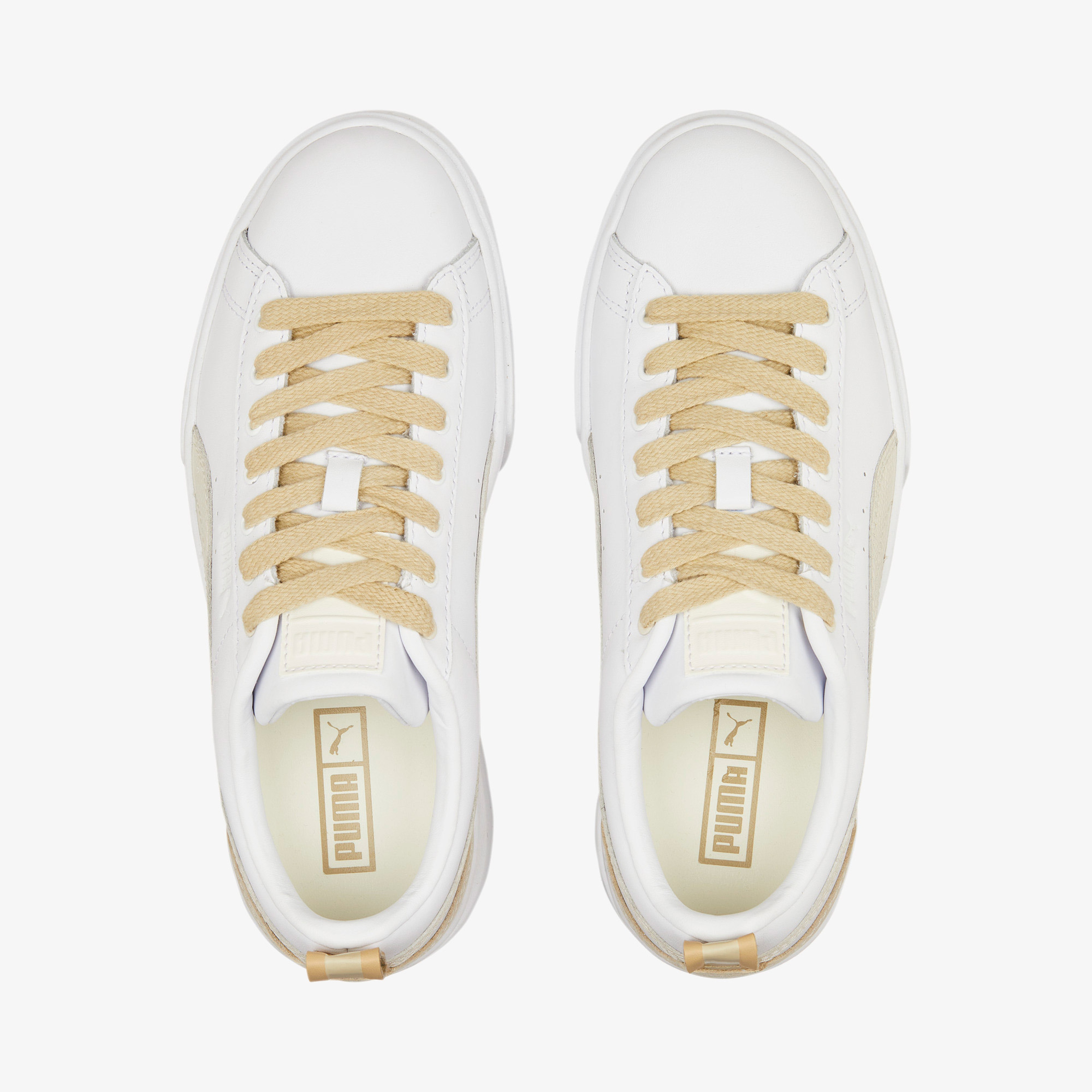 Puma Mayze Luxe Kadın Platform Beyaz Spor Ayakkabı