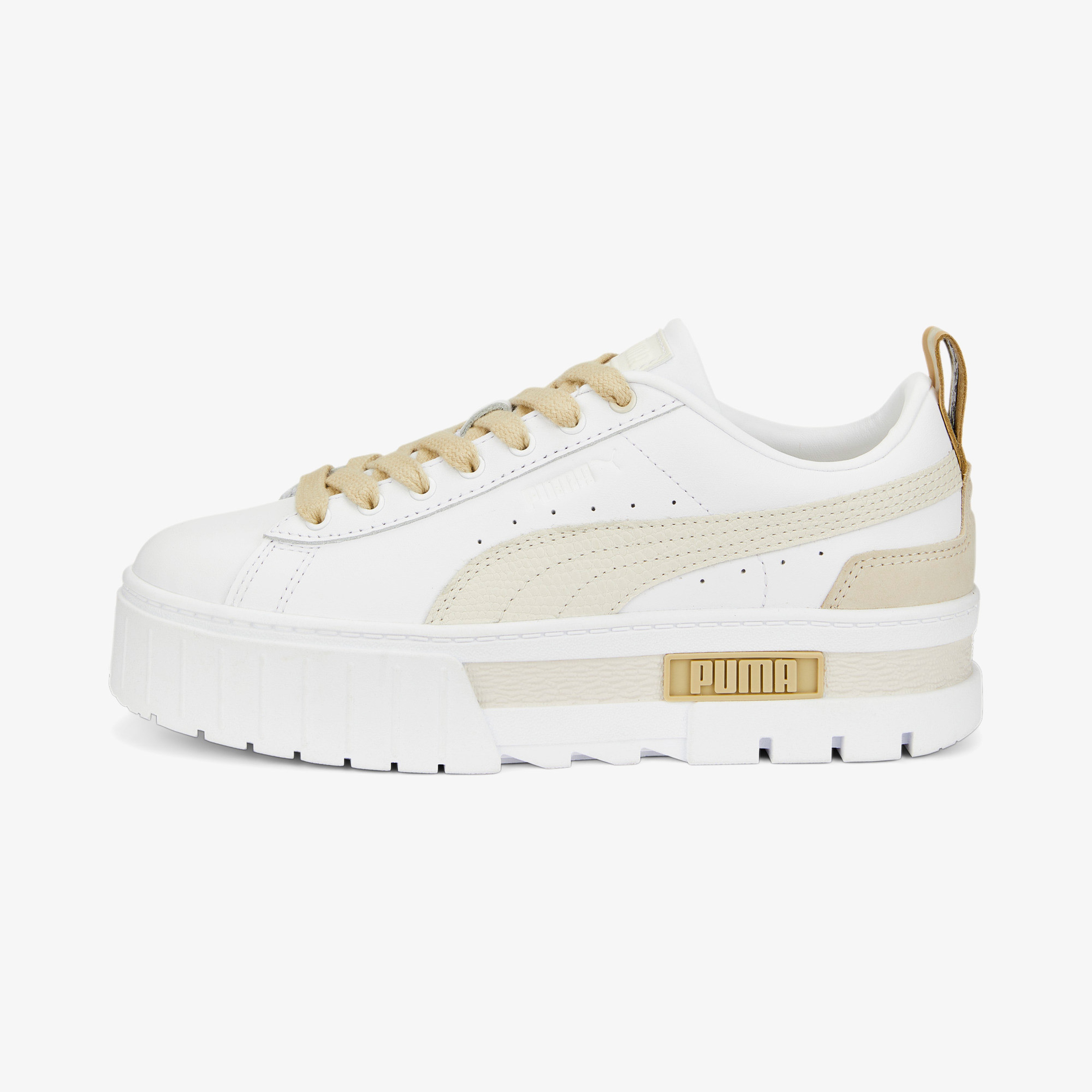 Puma Mayze Luxe Kadın Platform Beyaz Spor Ayakkabı