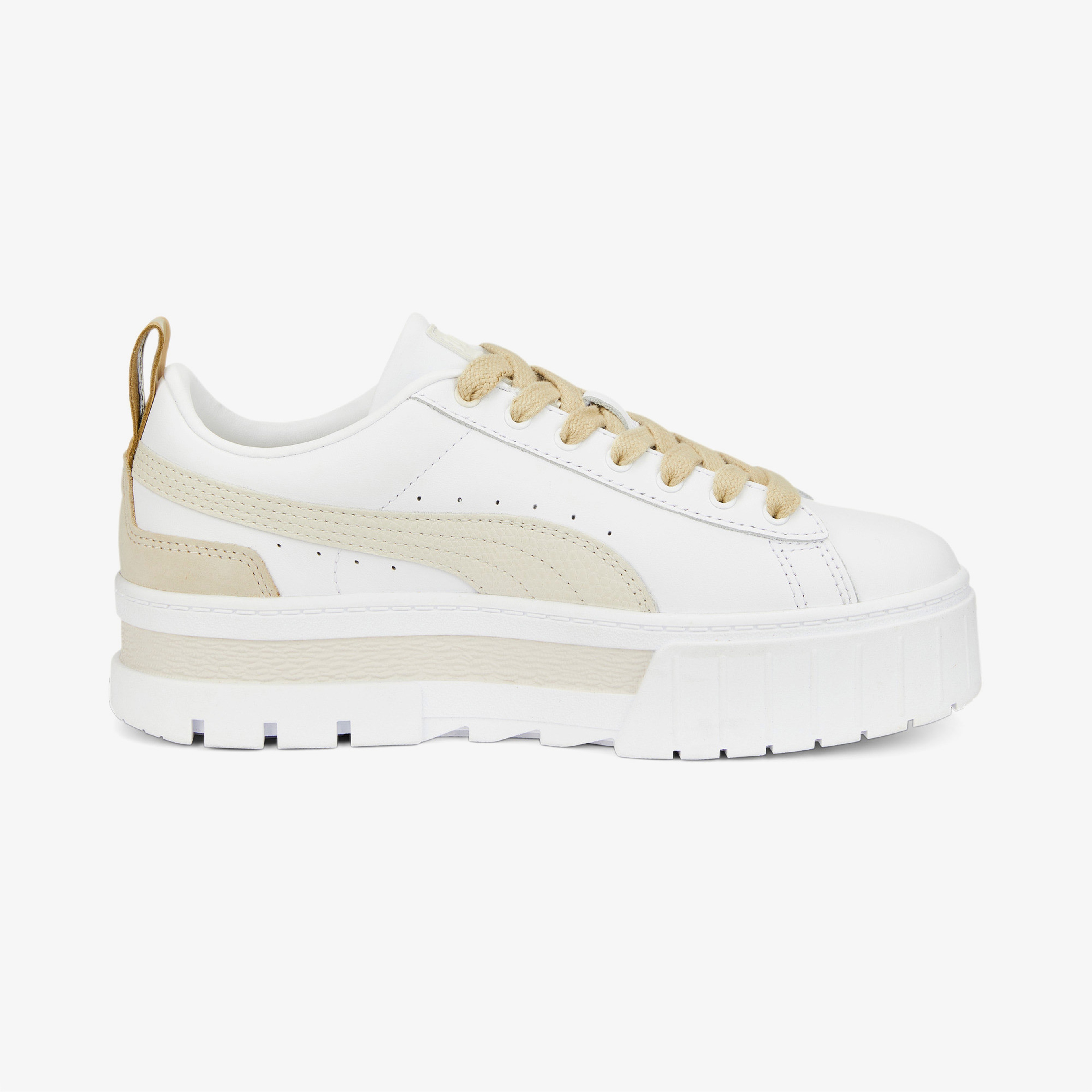 Puma Mayze Luxe Kadın Platform Beyaz Spor Ayakkabı