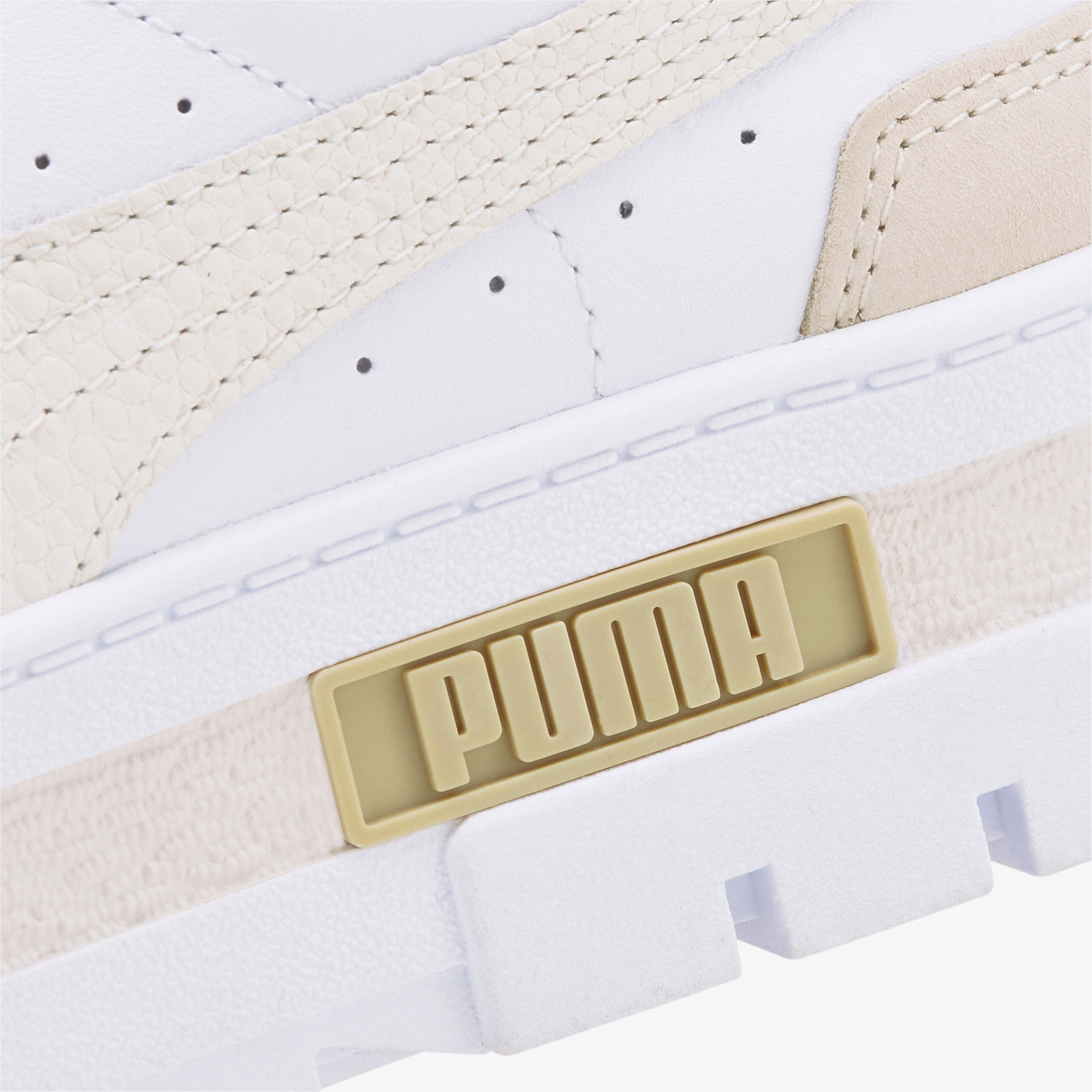 Puma Mayze Luxe Kadın Platform Beyaz Spor Ayakkabı