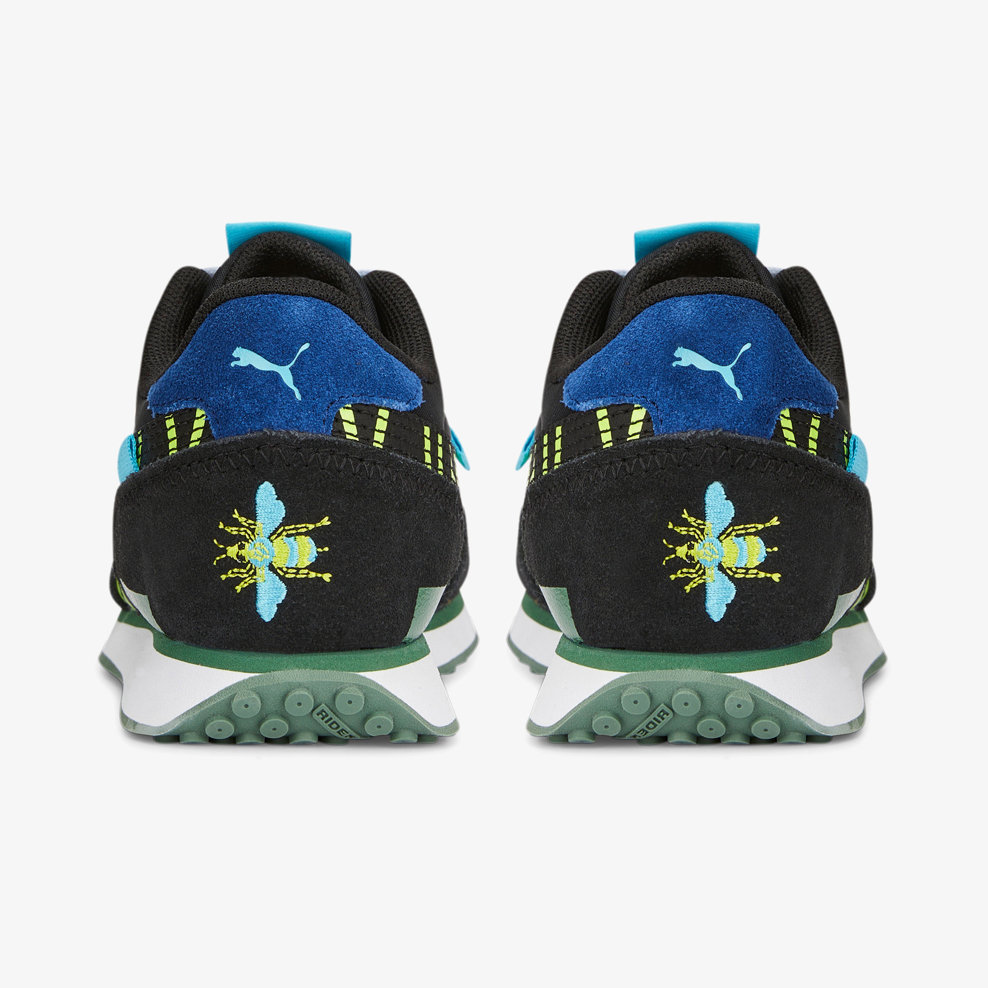 Puma Future Rider Small World Ps Çocuk Siyah Spor Ayakkabı