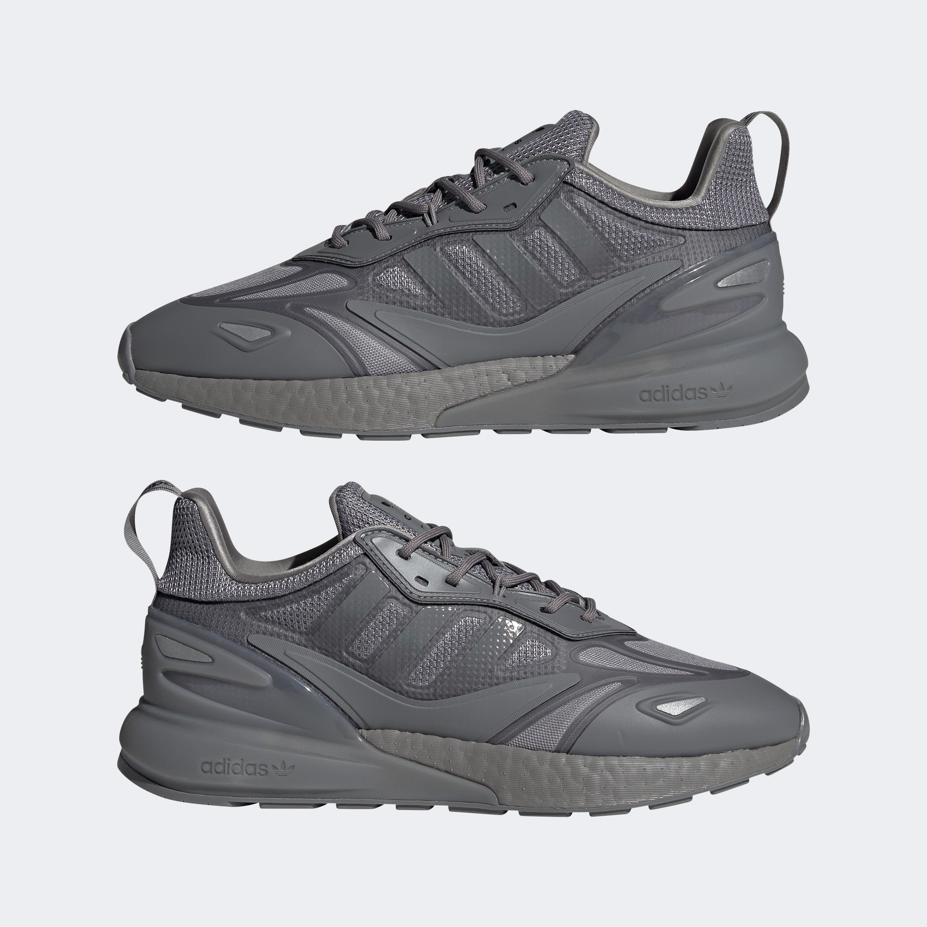 adidas Zx 2K Boost 2.0 Erkek Gri Spor Ayakkabı