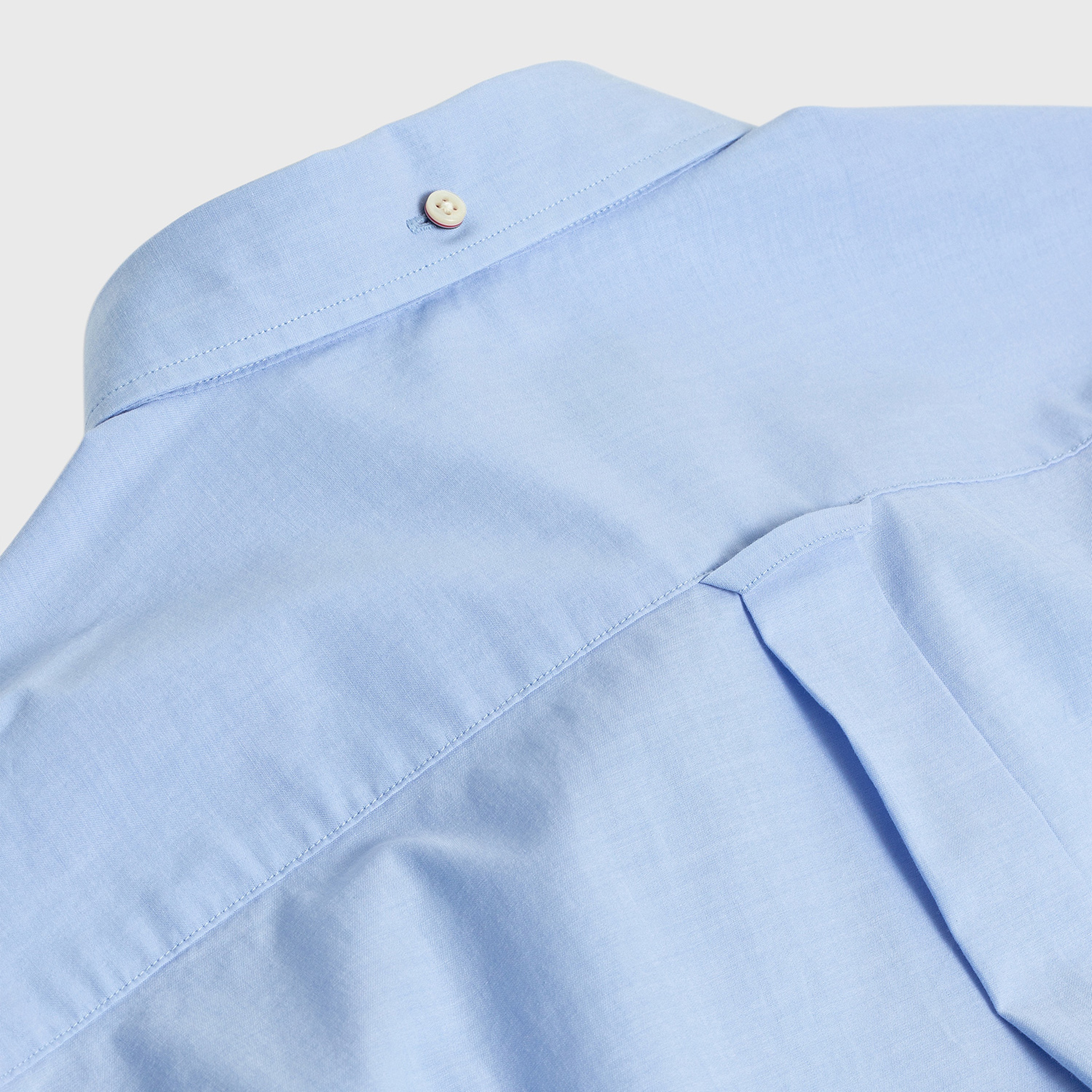 GANT Erkek Mavi Regular Fit Düğmeli Yaka Broadcloth Gömlek