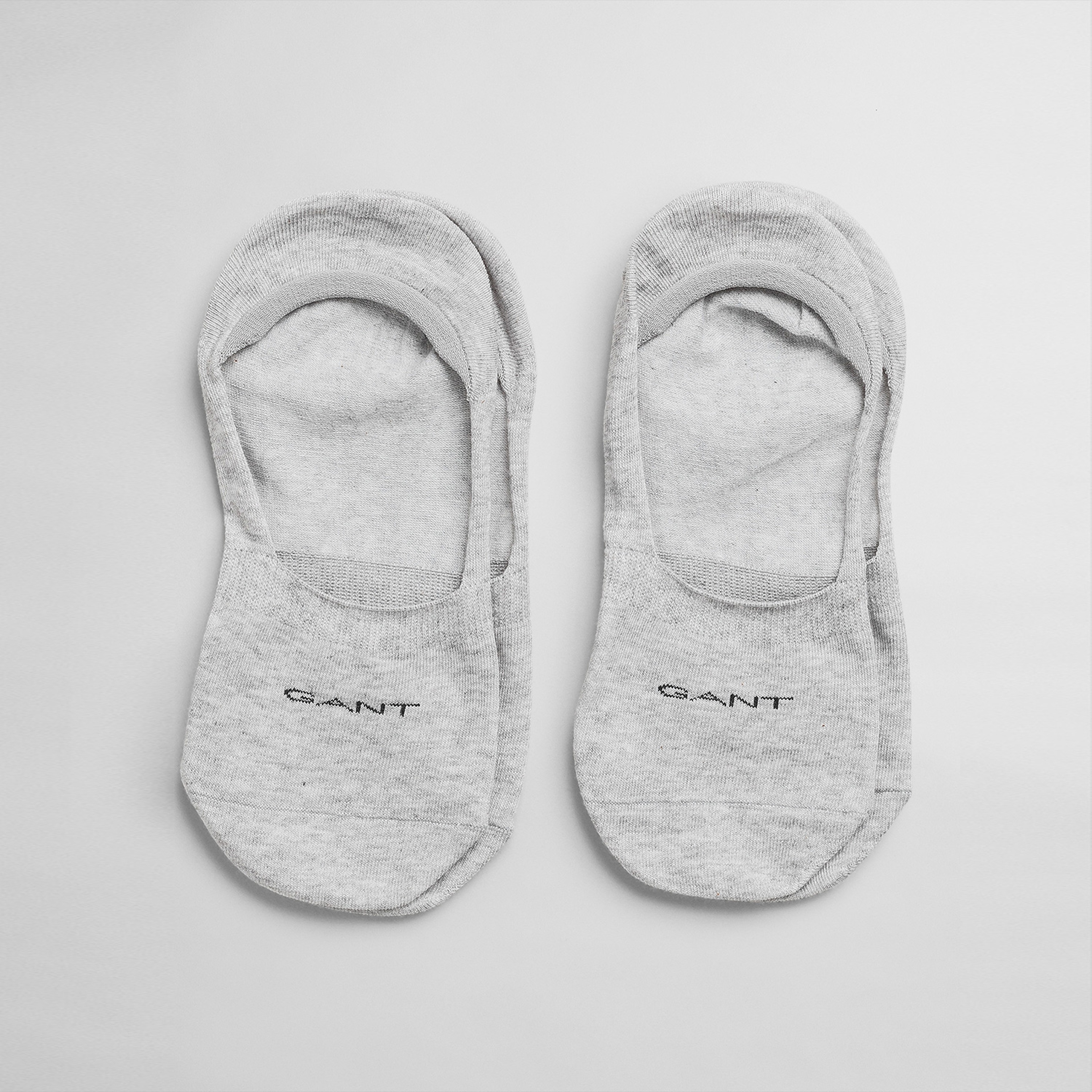Gant Unisex Gri Logolu 2'li Çorap