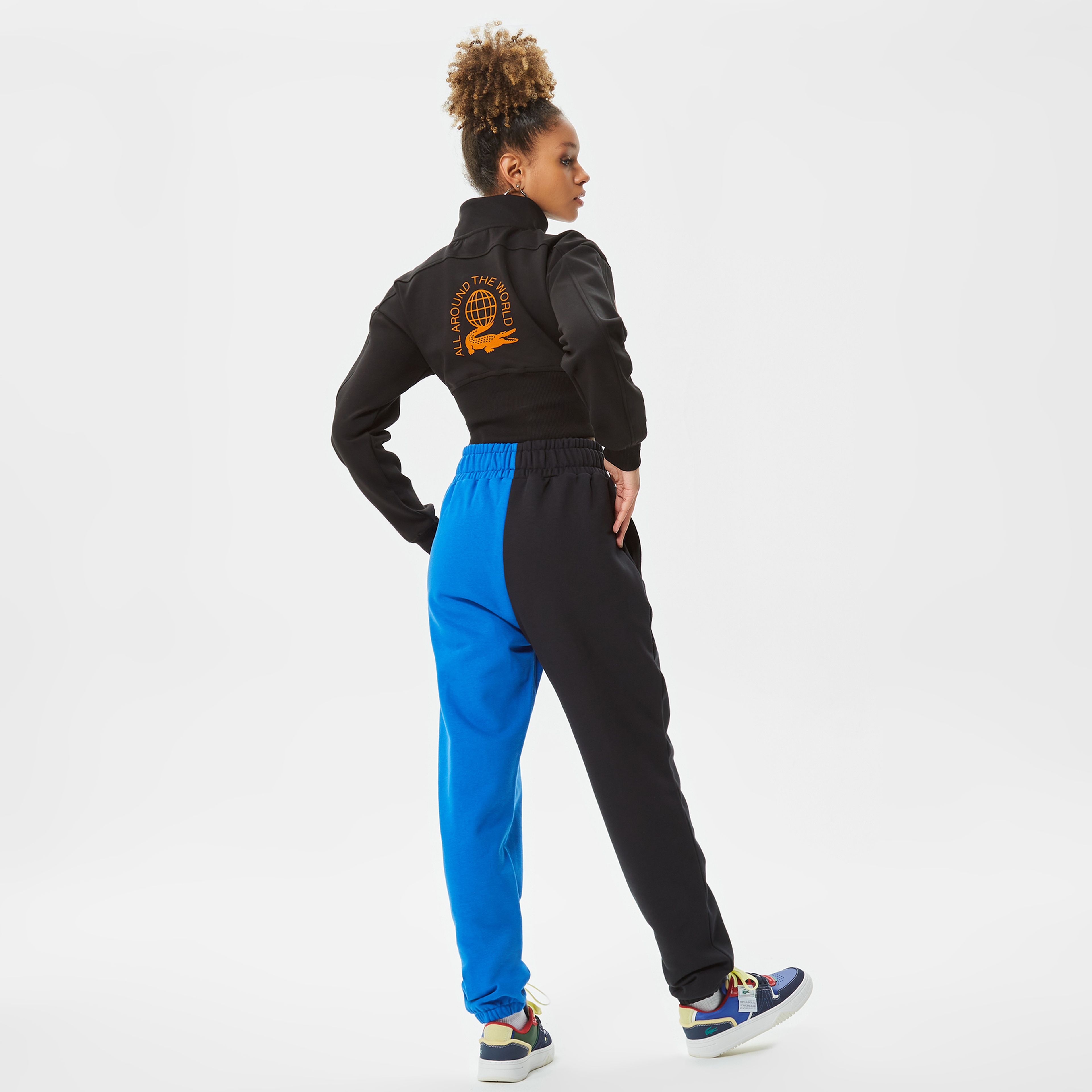 Lacoste House of SuperStep X Lacoste Kadın Mavi/Siyah Eşofman Altı