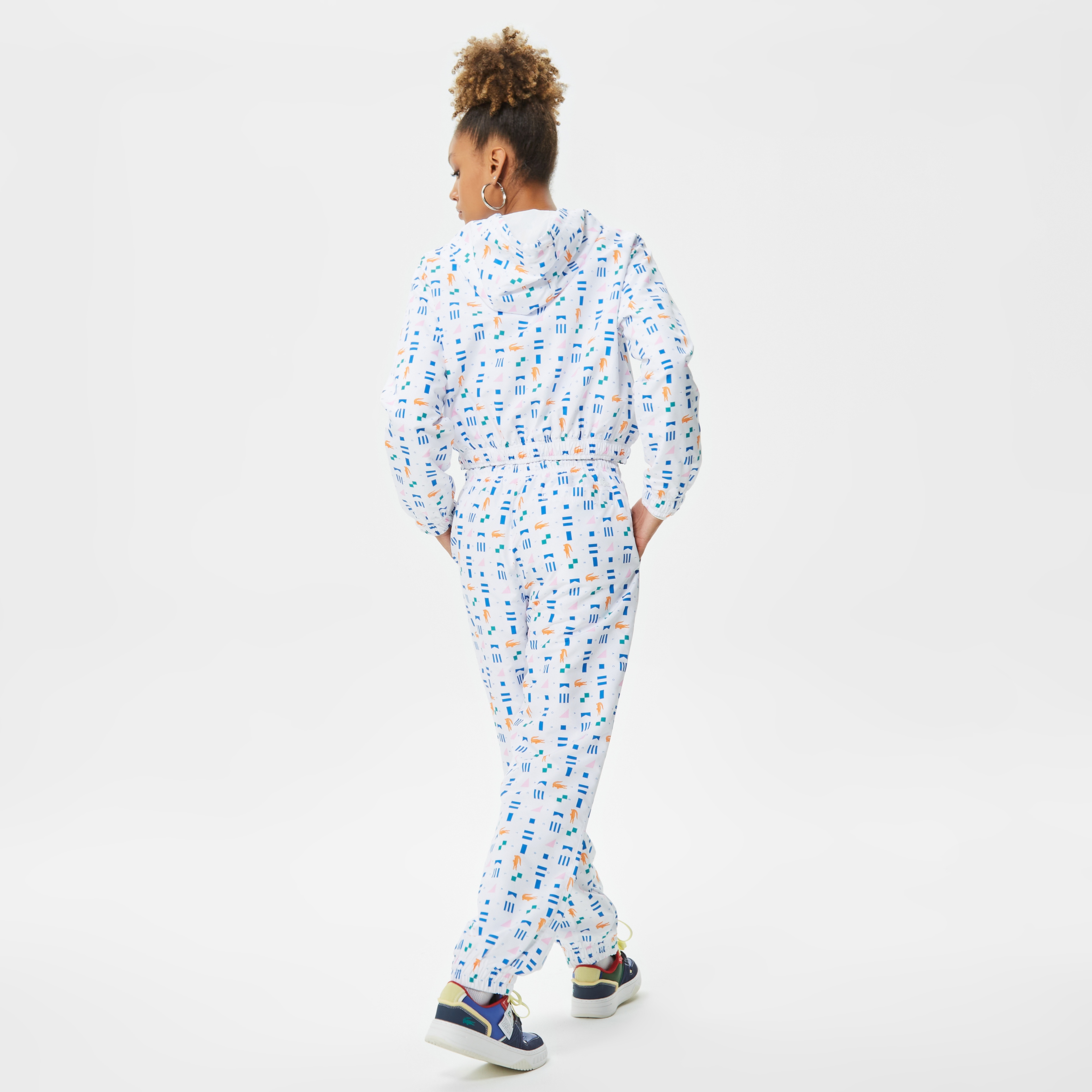 Lacoste House of SuperStep X Lacoste Kadın Beyaz Eşofman Altı