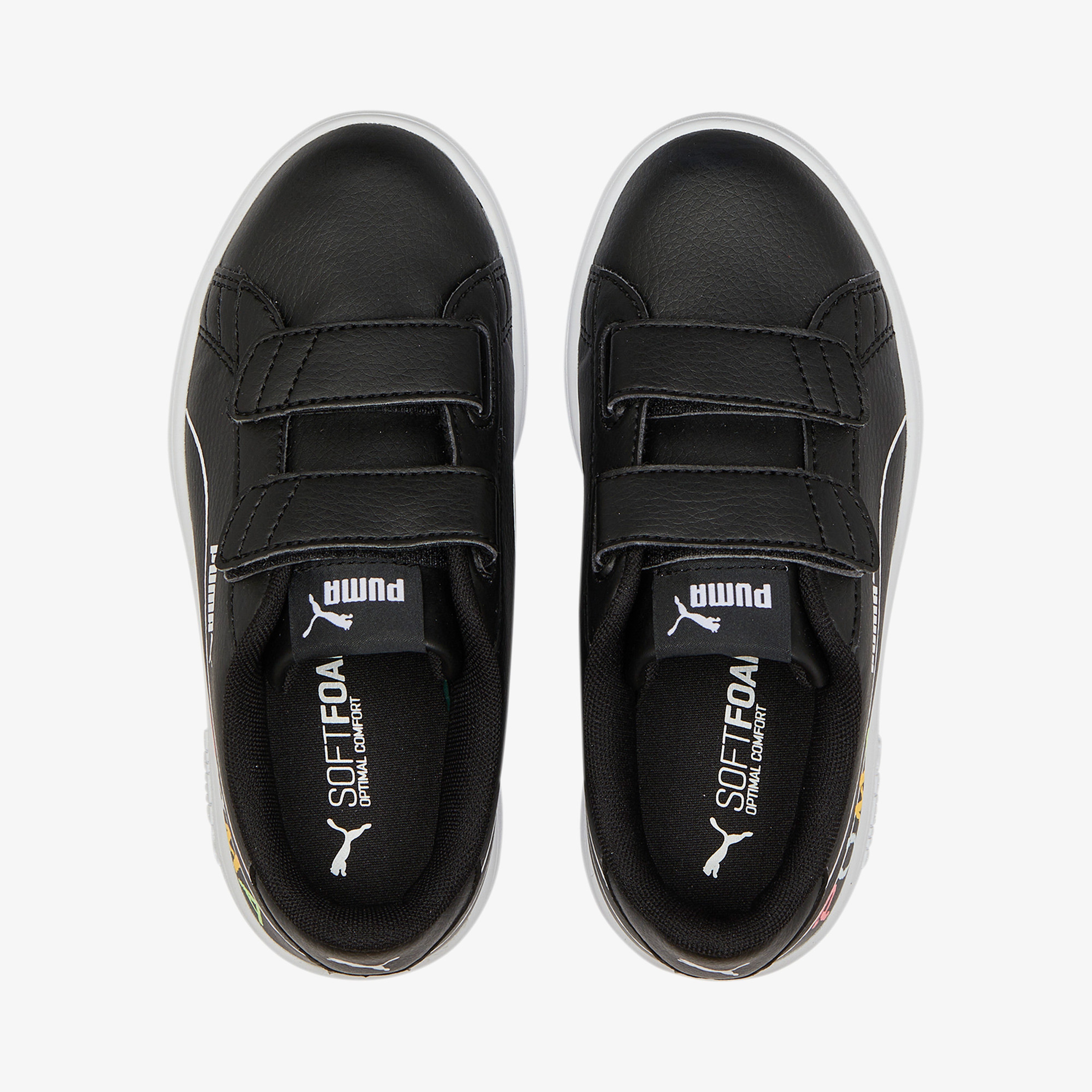 Puma Smash V2 Home School V Ps Çocuk Siyah Spor Ayakkabı