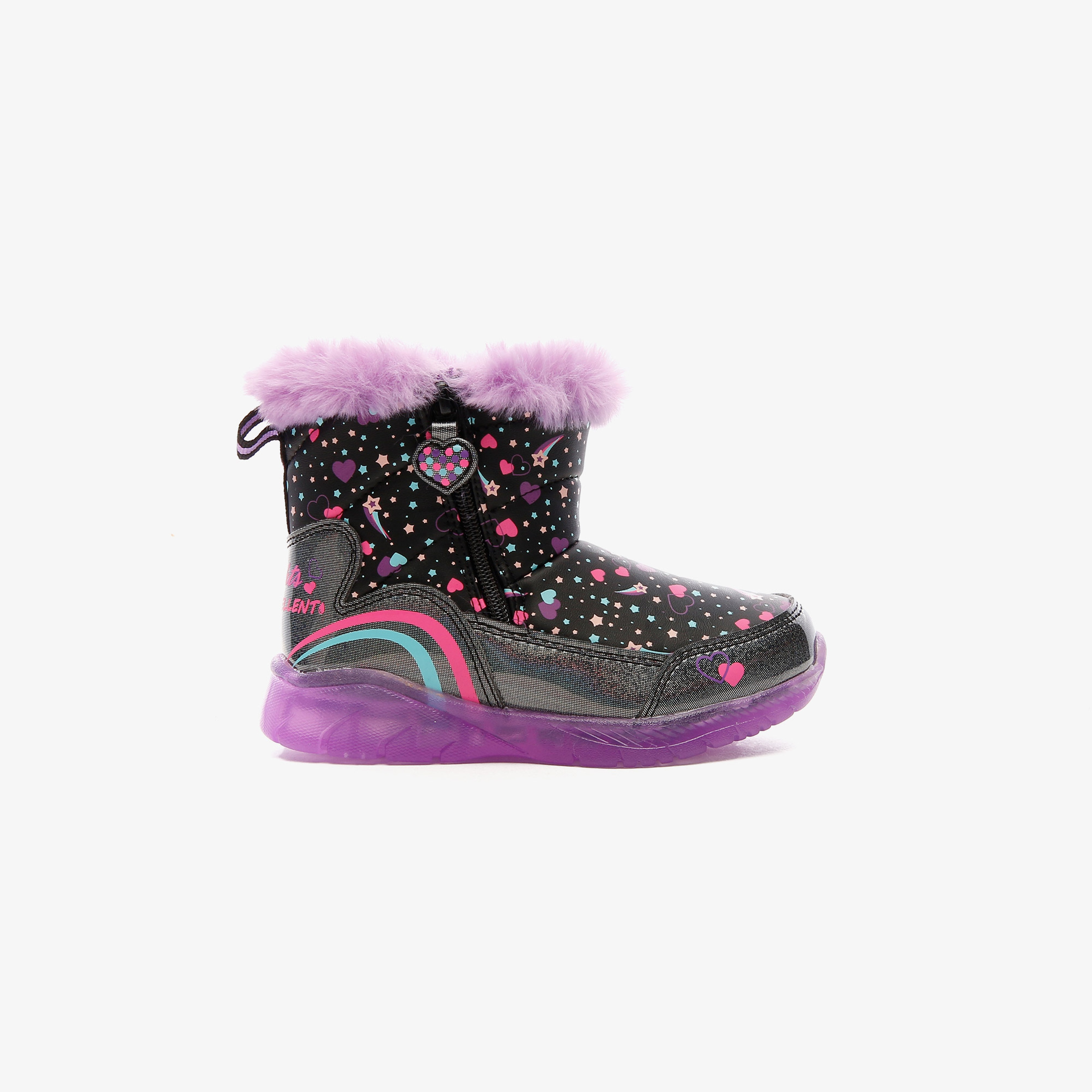 Skechers Illumi-Brights Bebek Siyah Bot