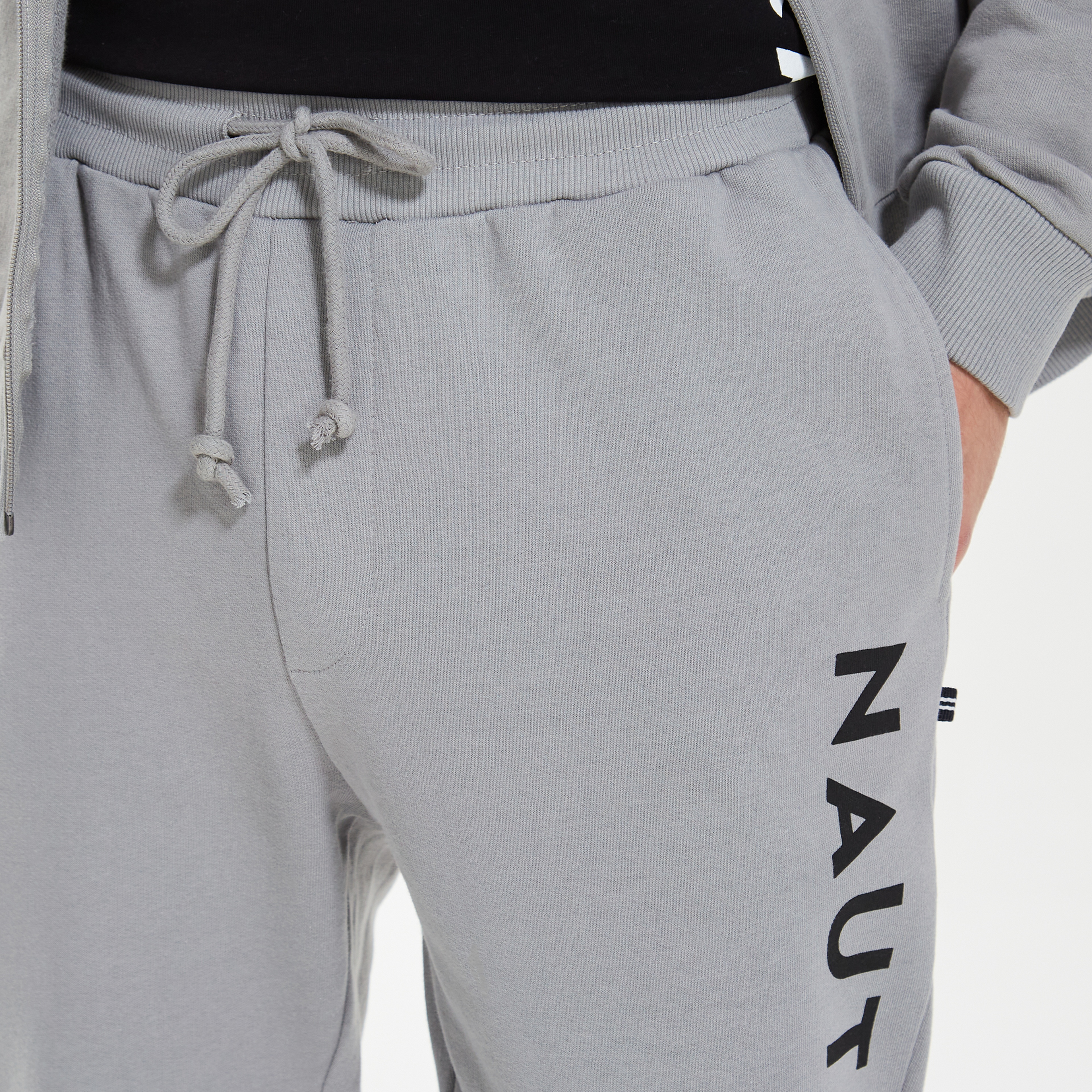 Nautica Erkek Gri Standart Fit Eşofman Altı