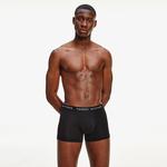 Tommy Hilfiger 3 Parça Trunk Erkek Gri/Siyah/Beyaz Boxer