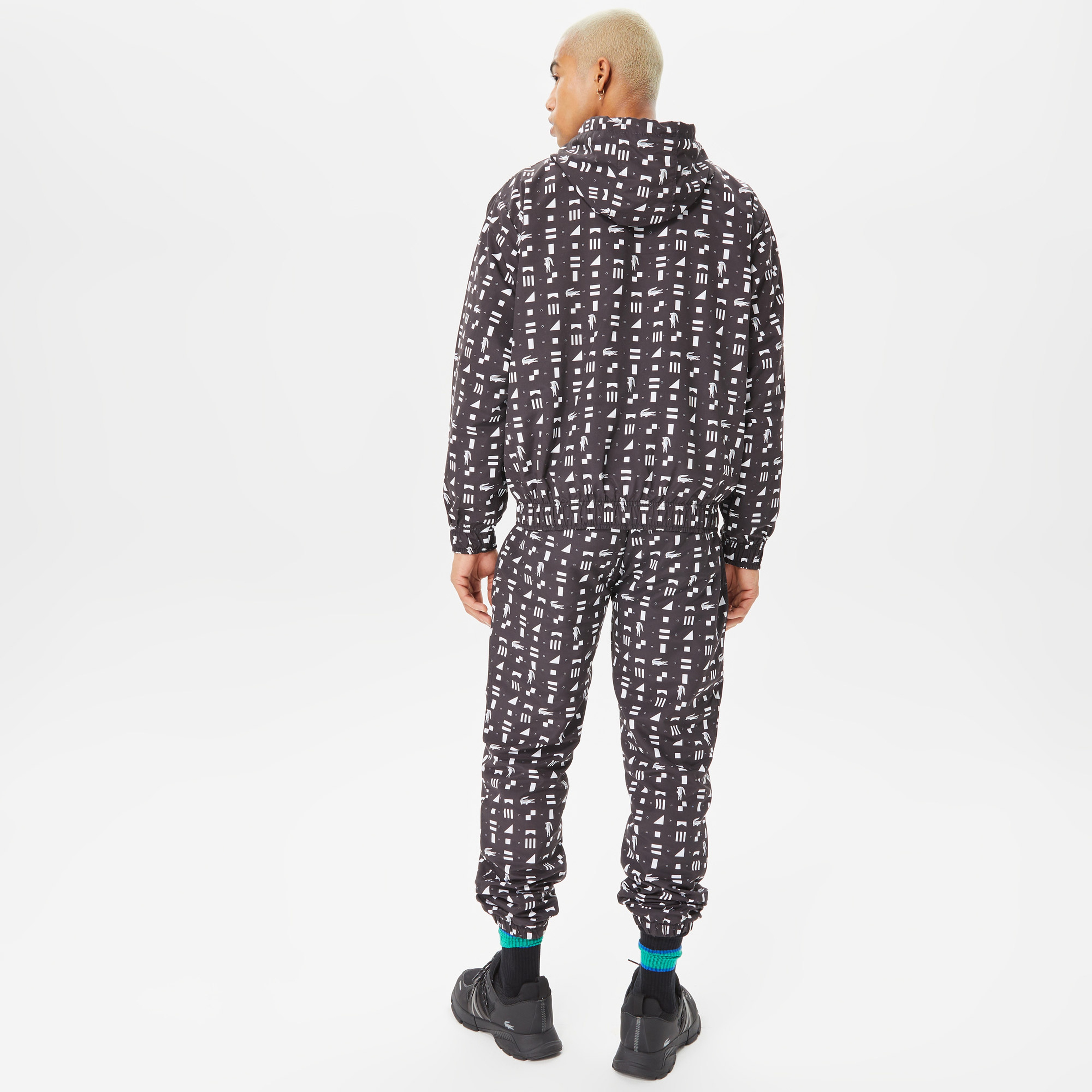 Lacoste House of SuperStep X Lacoste Erkek Siyah Eşofman Üstü