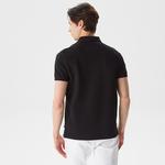 Nautica Erkek Siyah Slim Fit Kısa Kollu Polo Yaka T-Shirt