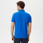 Nautica Erkek Mavi Slim Fit Kısa Kollu Polo Yaka T-Shirt