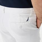 Nautica Erkek Beyaz Slim Fit Bermuda Şort