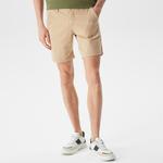 Nautica Erkek Bej Slim Fit Bermuda Şort