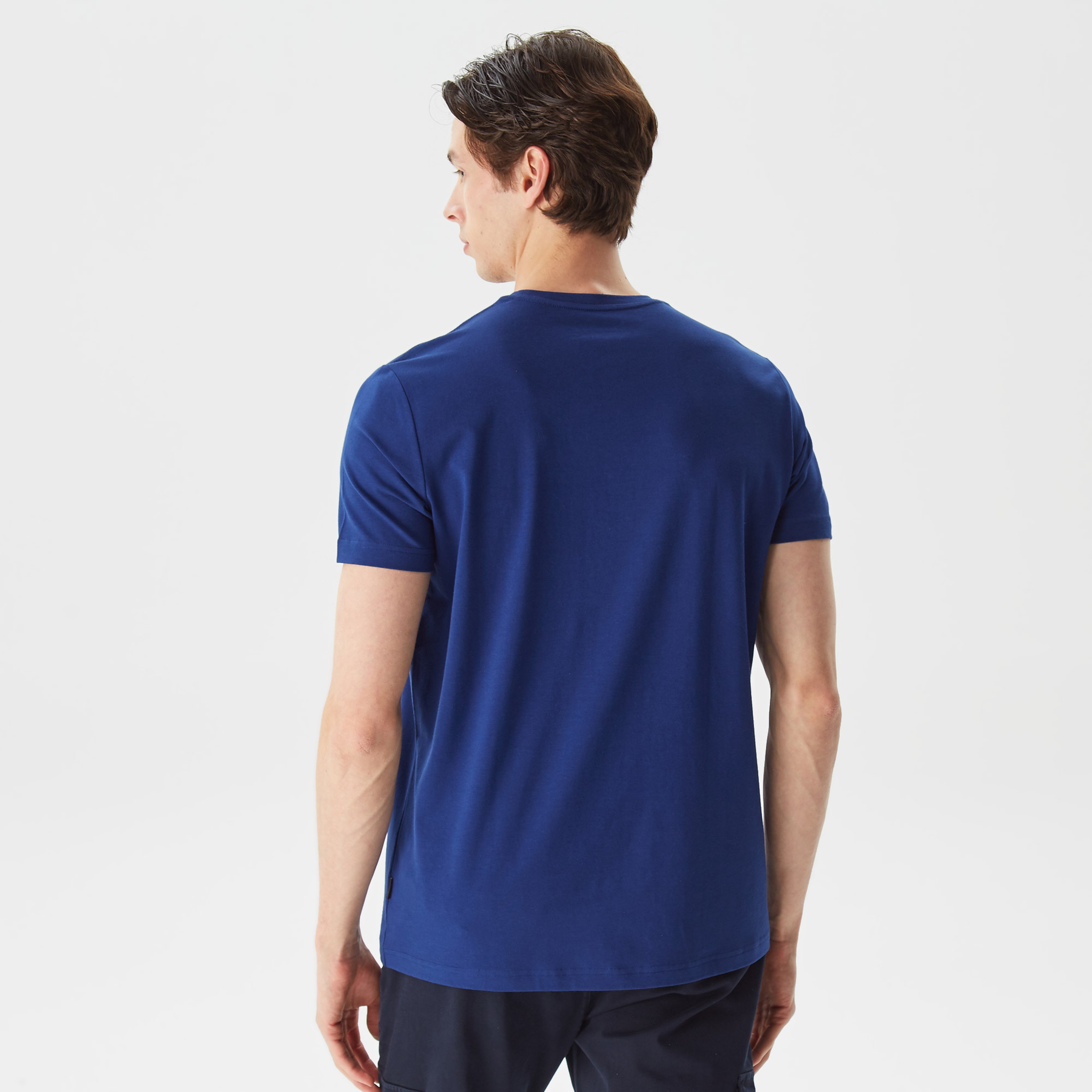Nautica Erkek Lacivert Standart Fit T-Shirt