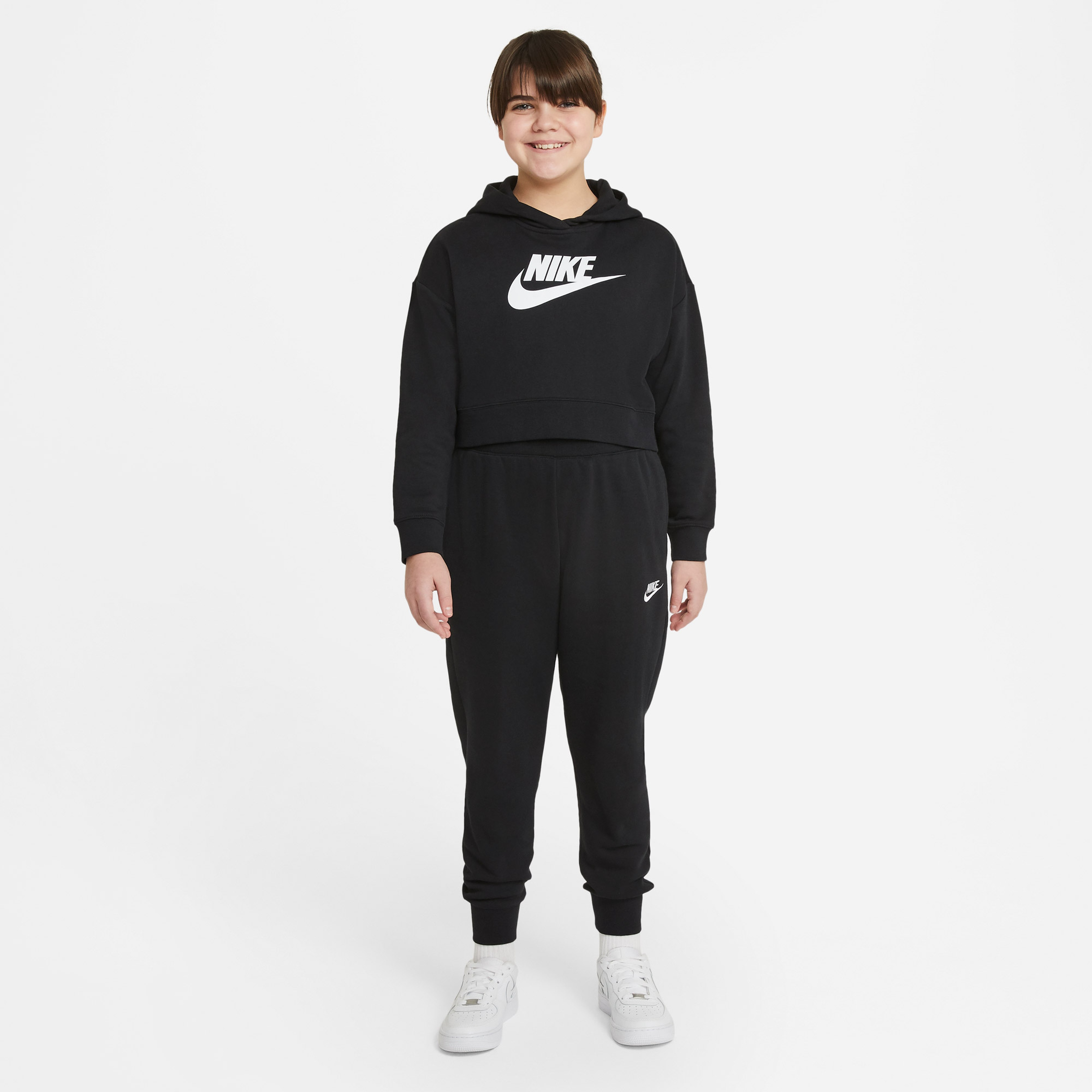 Nike Sportswear Club Fleece Çocuk Siyah Eşofman