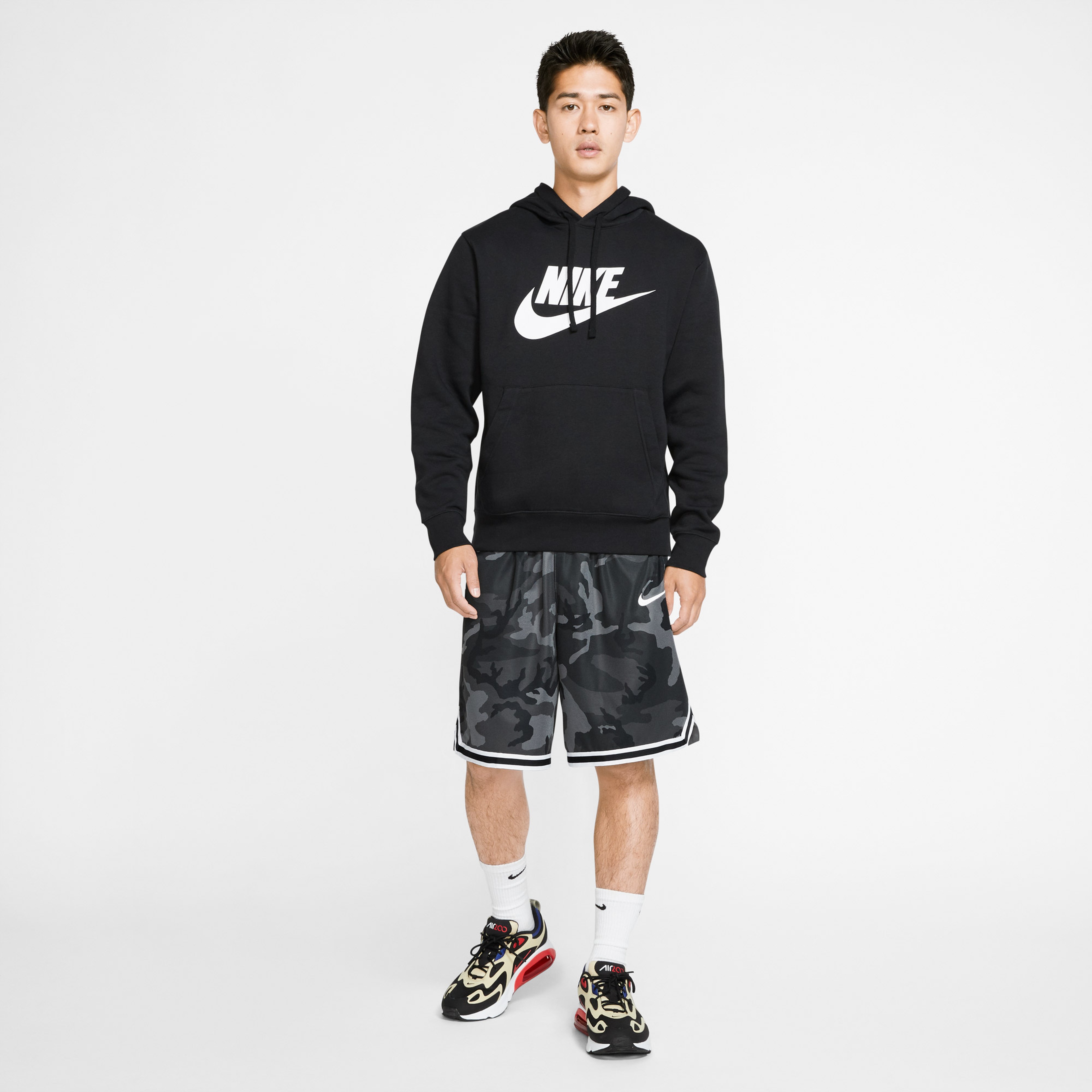 Nike Club Hoodie Po Bb Gx Erkek Siyah Hoodie
