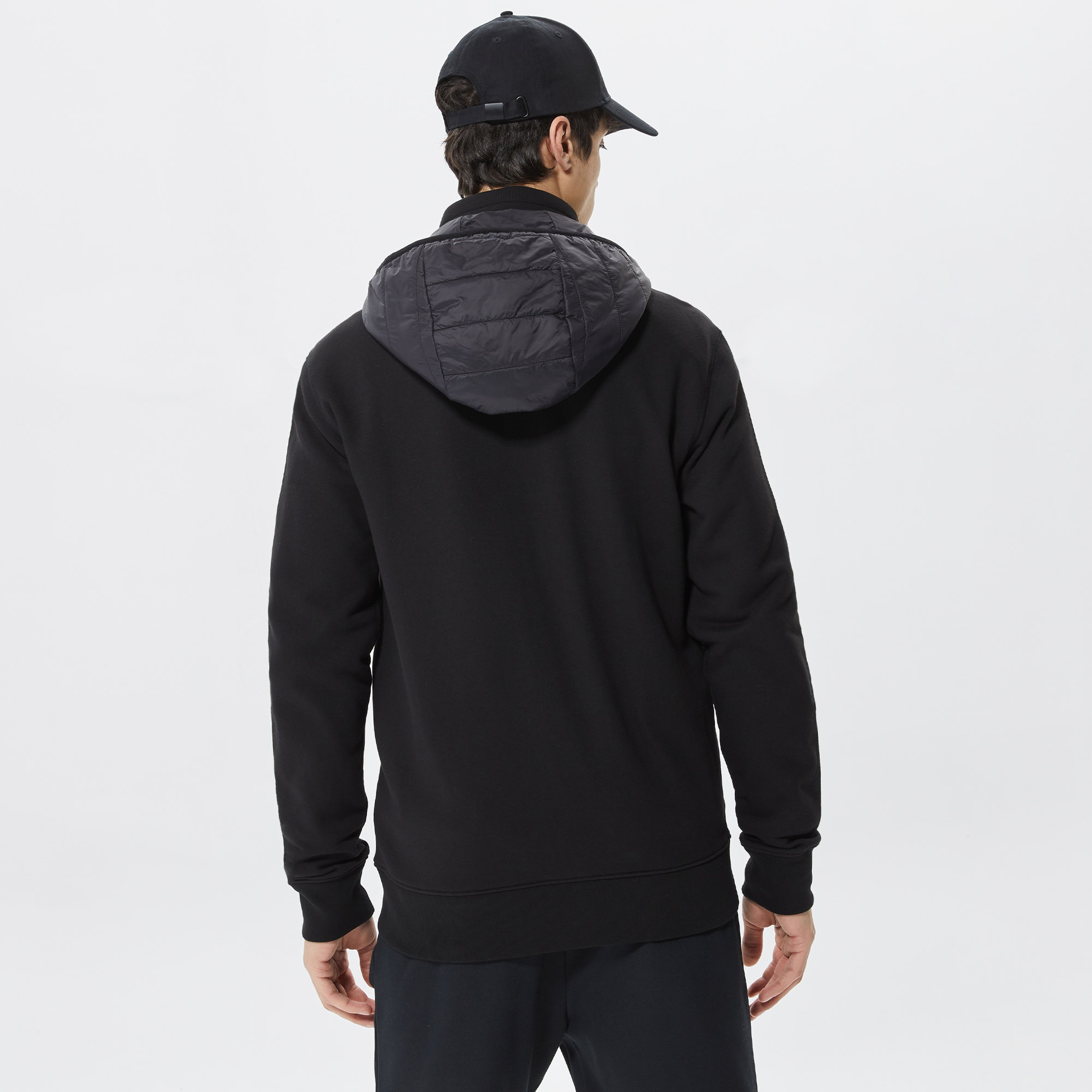 Ruck&Maul Casual Sportswear Sweat Erkek Siyah Ceket