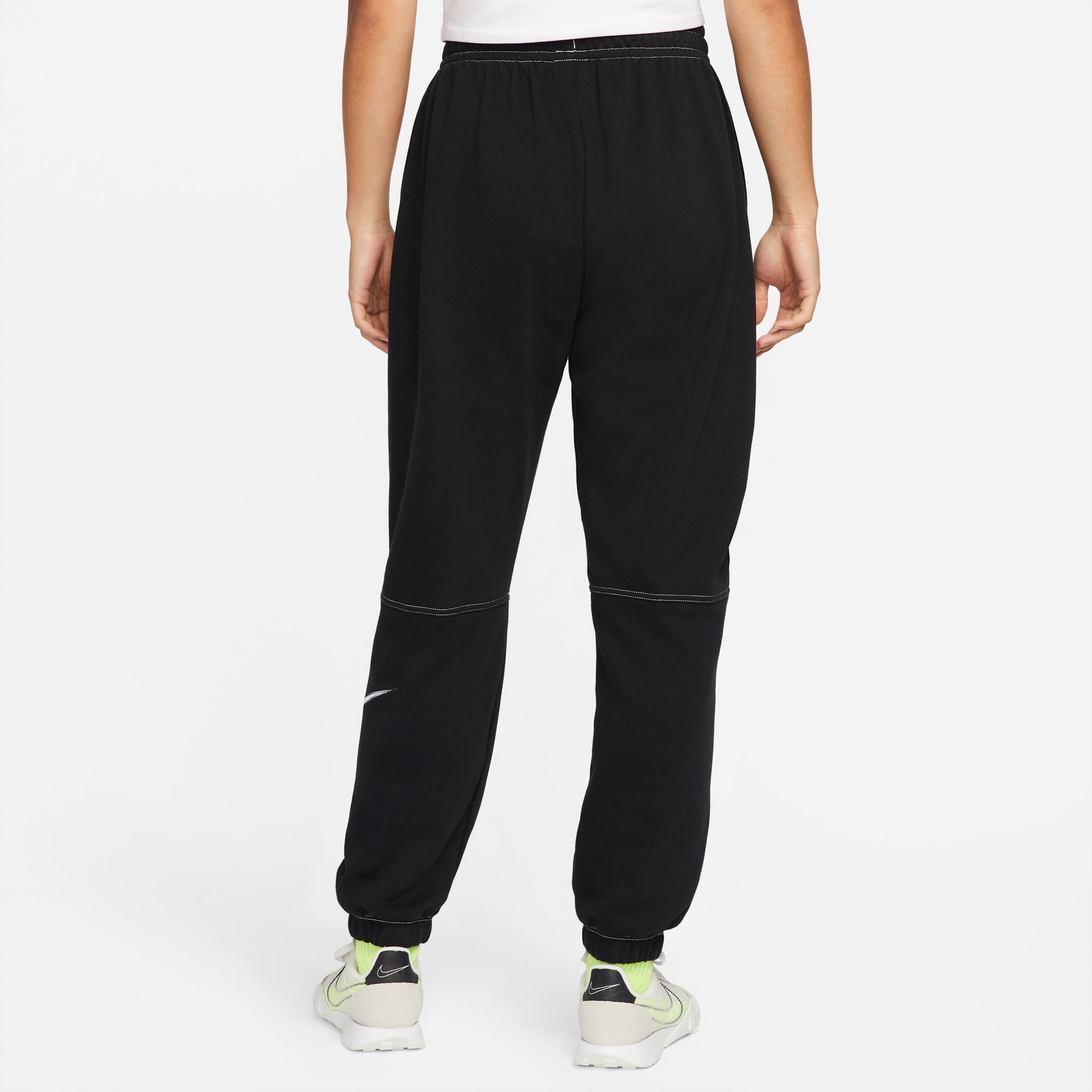 Nike Sportswear Swoosh Kadın Siyah Eşofman Altı
