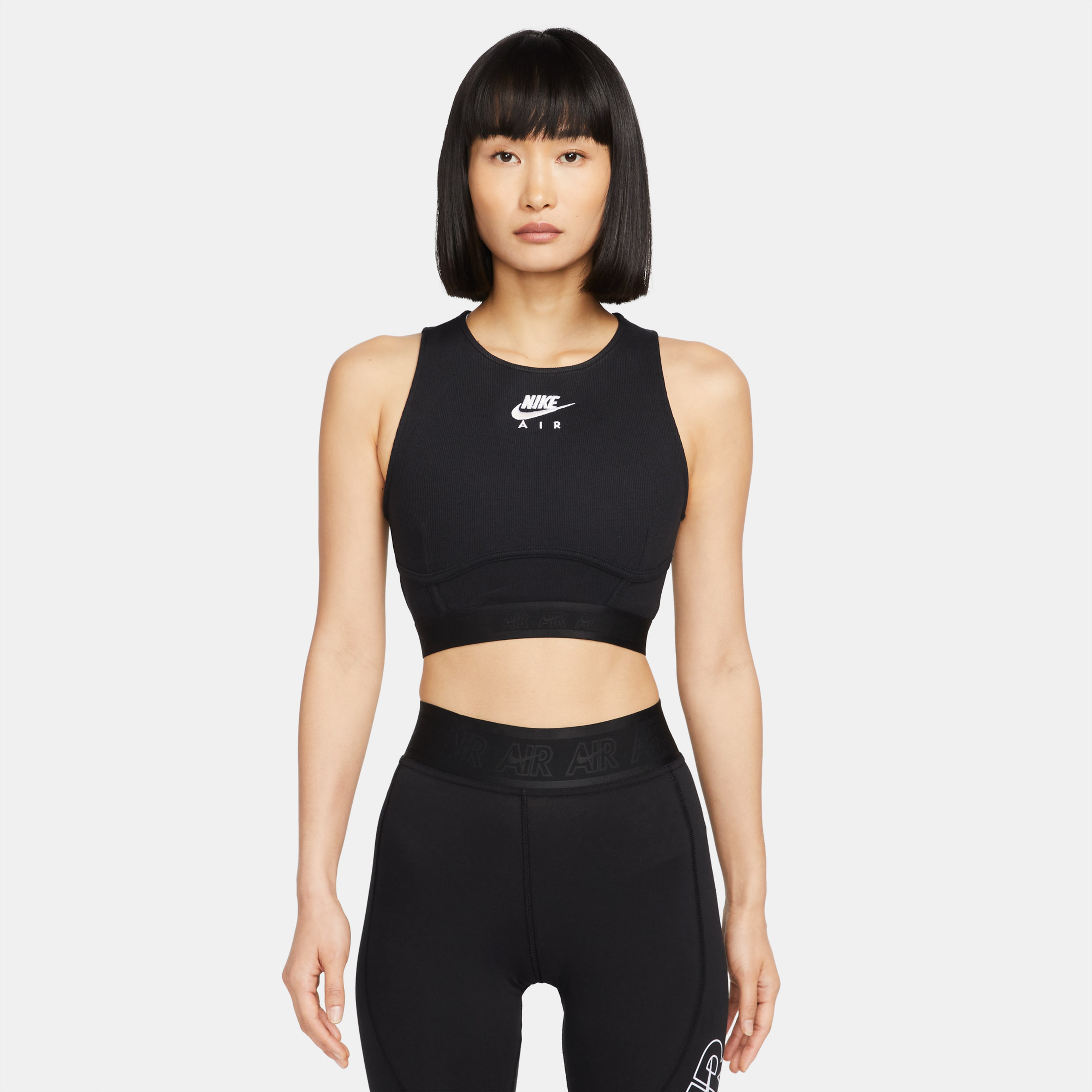 Nike Sportswear Air Crop Kadın Siyah Bra