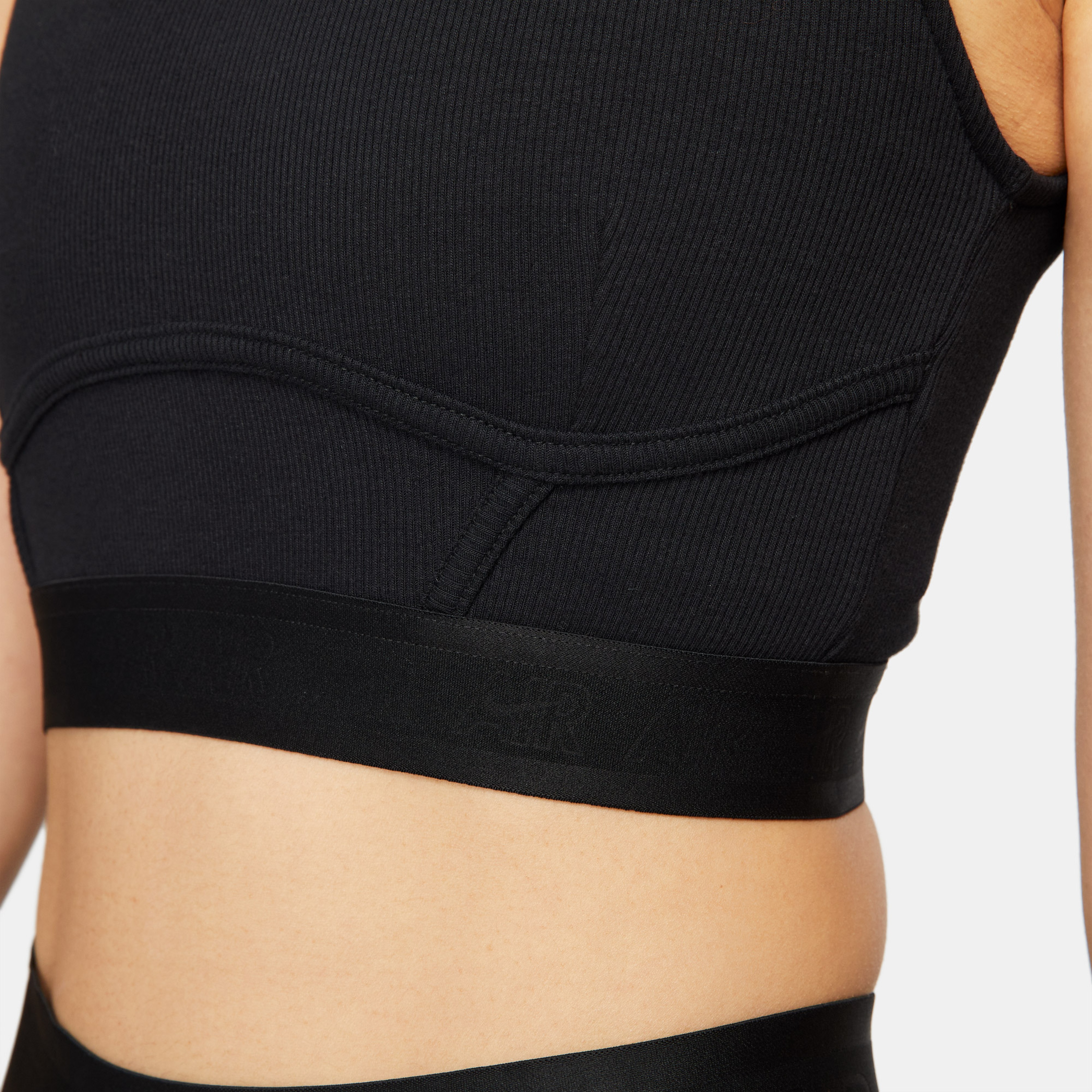 Nike Sportswear Air Crop Kadın Siyah Bra