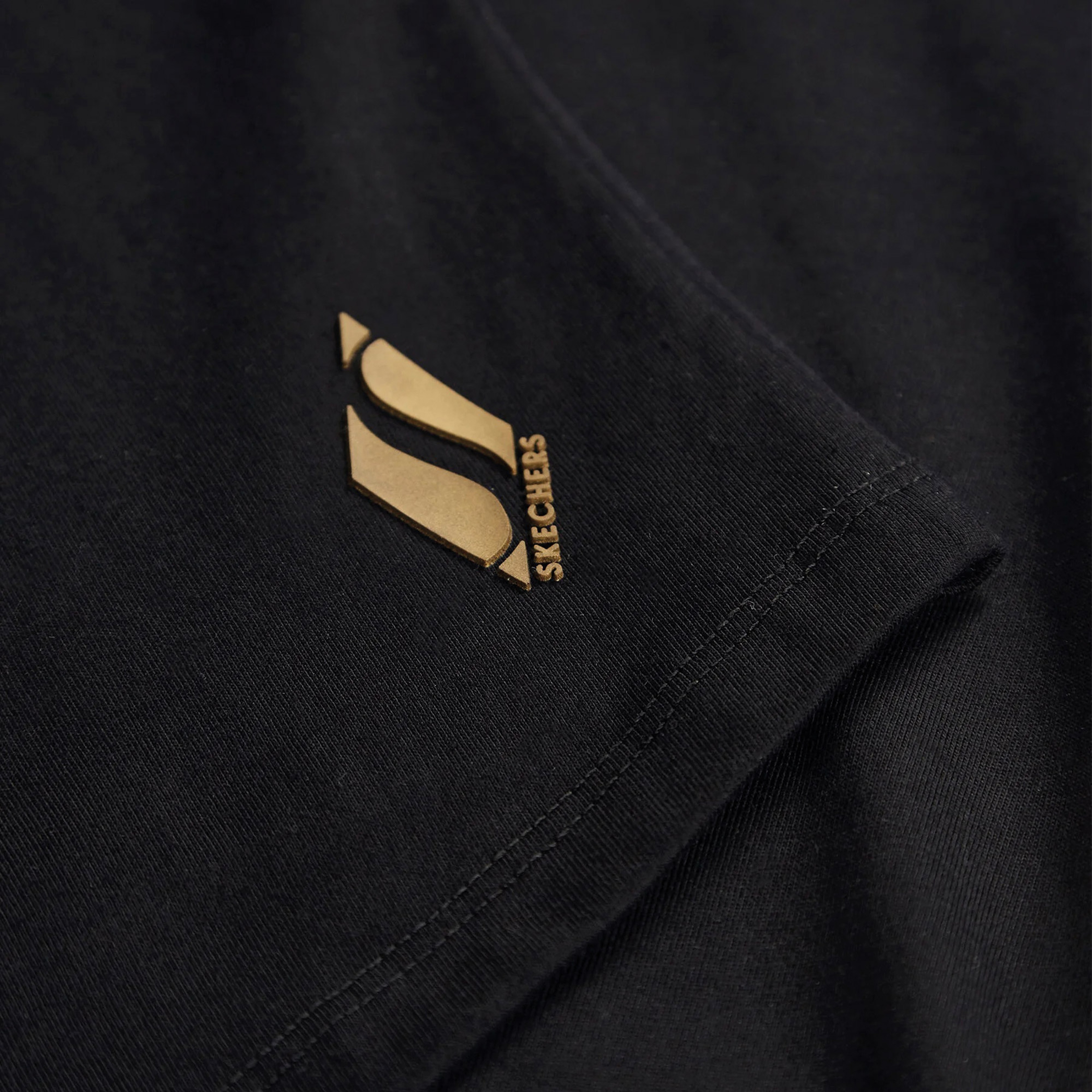 Skechers Capsule Coll Shiny Detailed Kadın Siyah T-Shirt