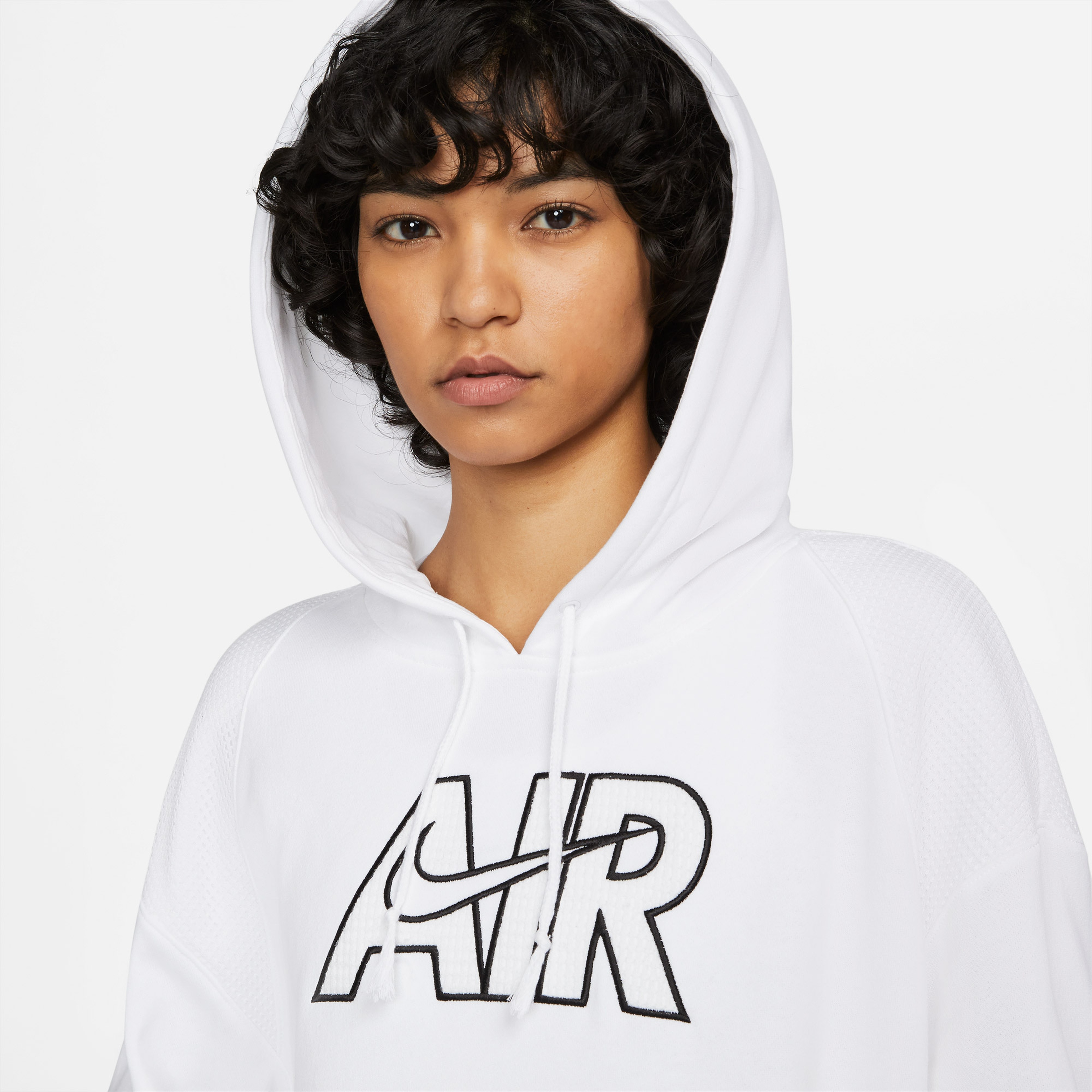 Nike Air Kapüşonlu Kadın Beyaz Sweatshirt