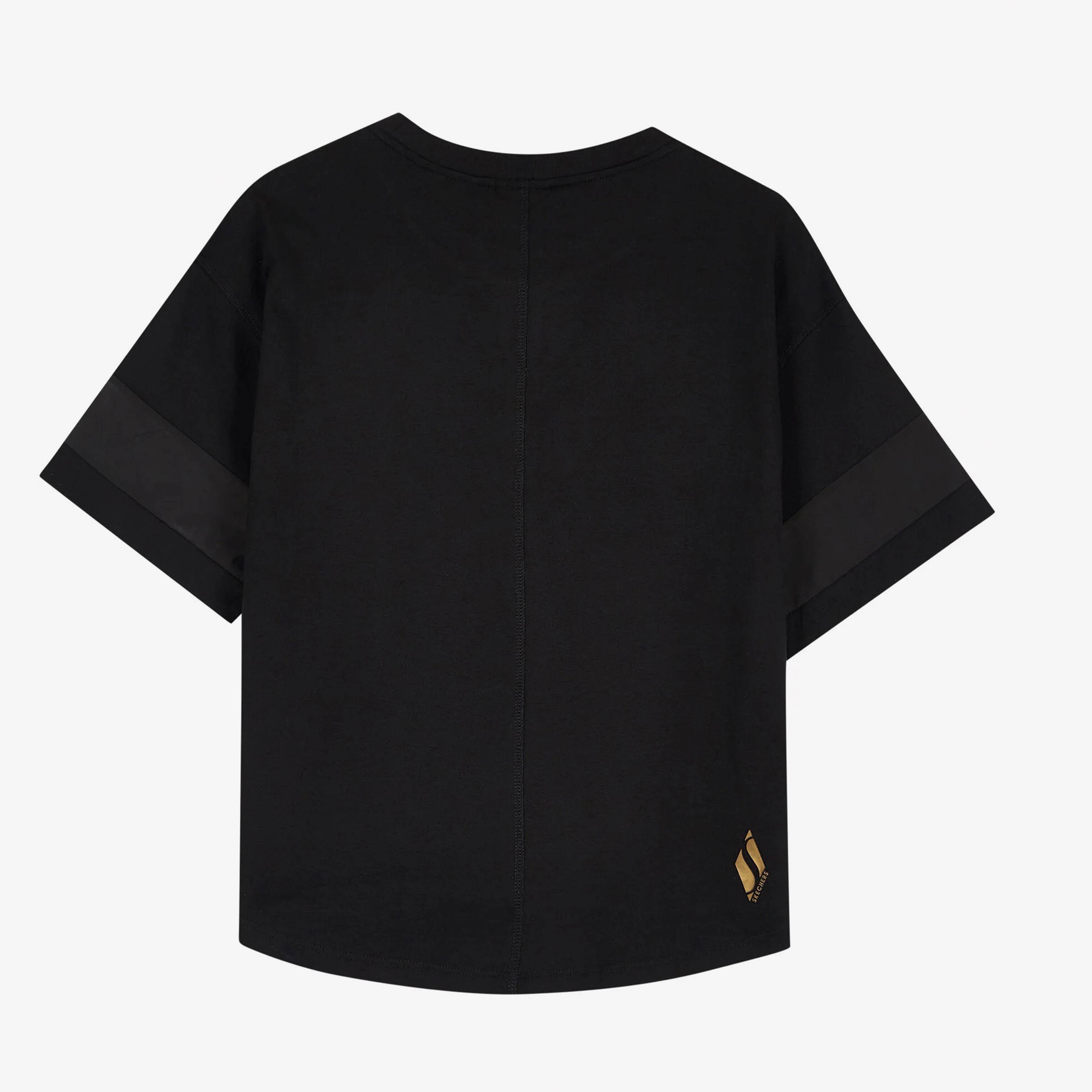 Skechers Capsule Coll Shiny Detailed Kadın Siyah T-Shirt