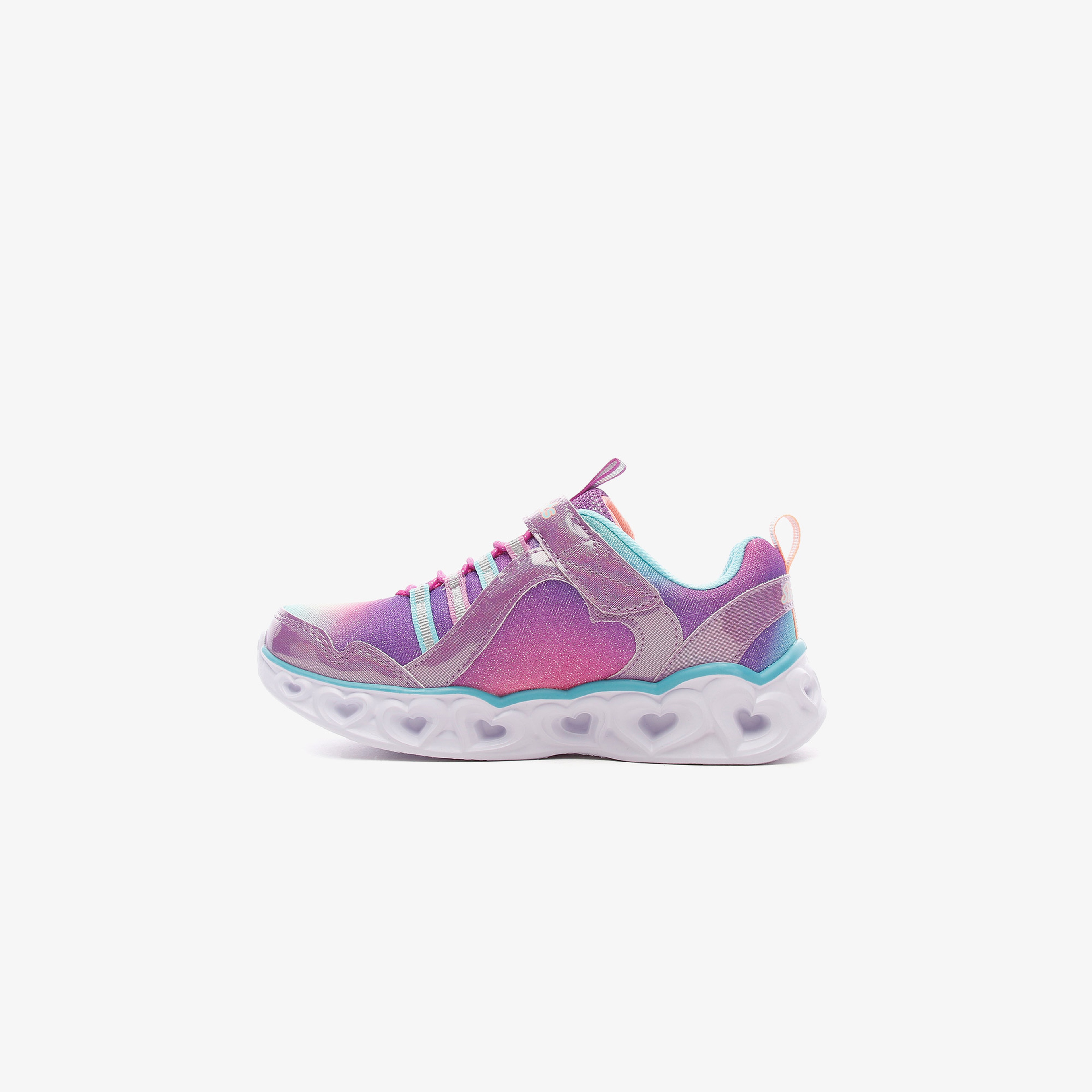 Skechers Heart Lights - Rainbow Lux Çocuk Mor Spor Ayakkabı