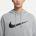 Nike Dri-Fit Pullover Erkek Gri Antrenman Sweatshirt