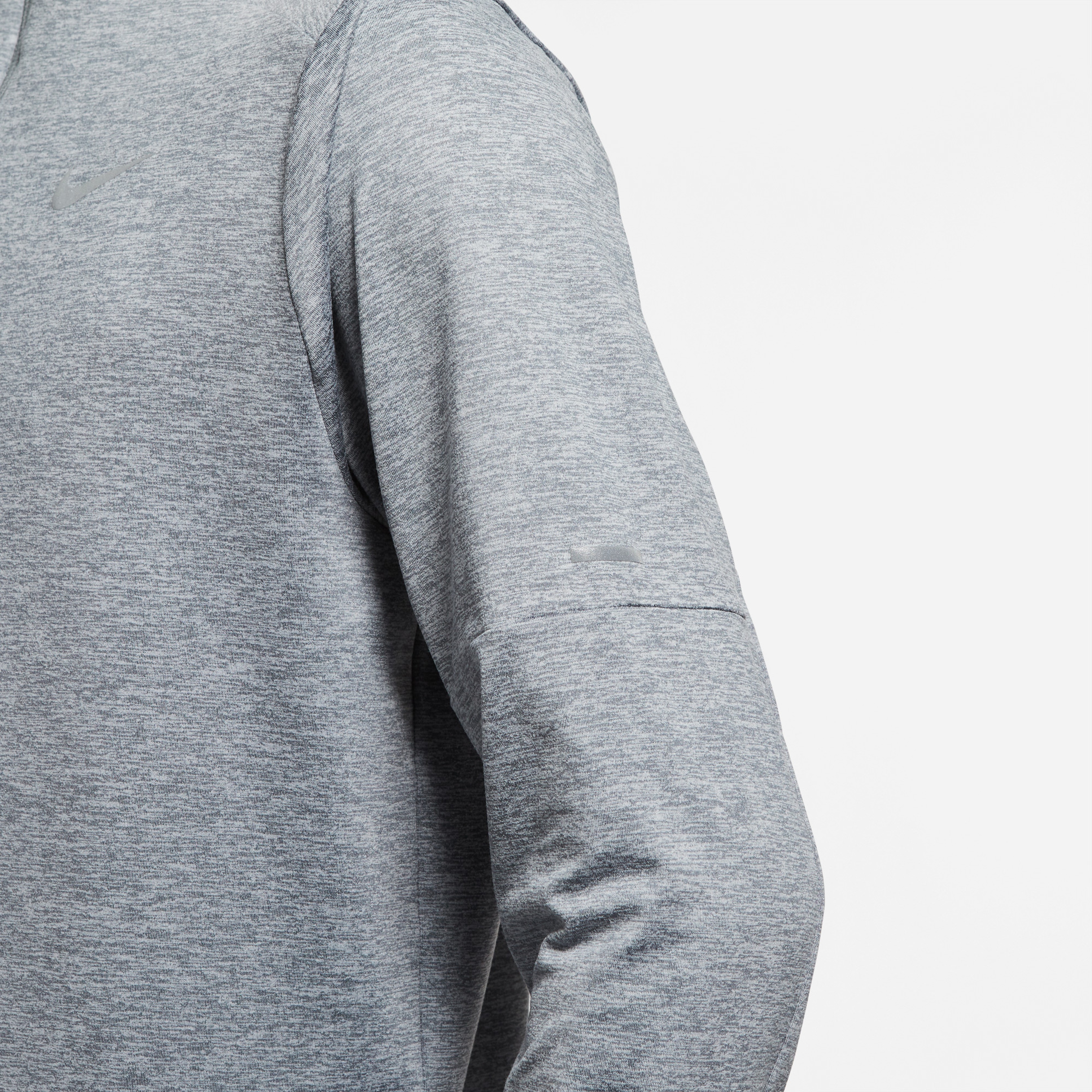 Nike Dri-Fit Element Erkek Gri Uzun Kollu T-Shirt