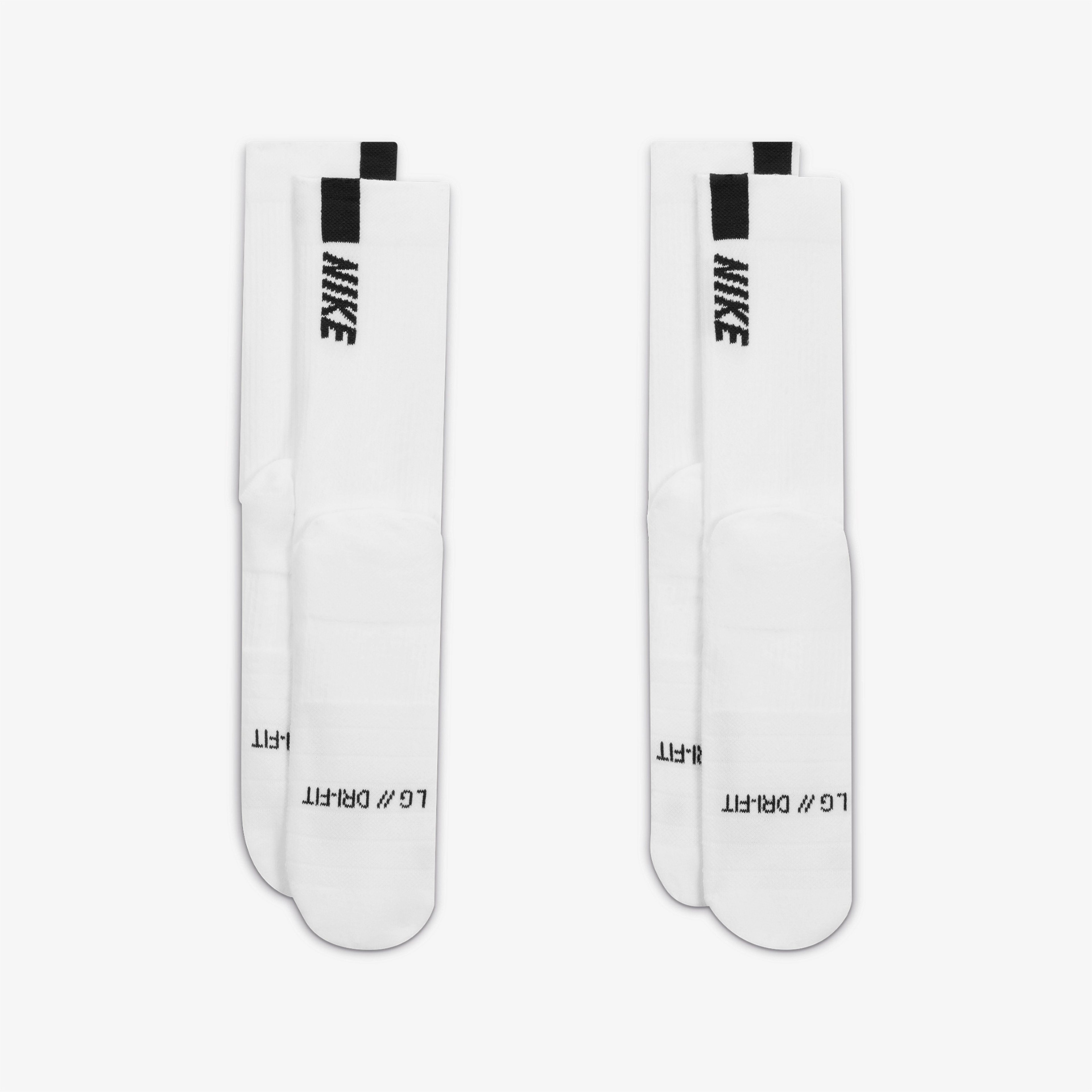 Nike Multiplier Unisex Beyaz Koşu Çorabı