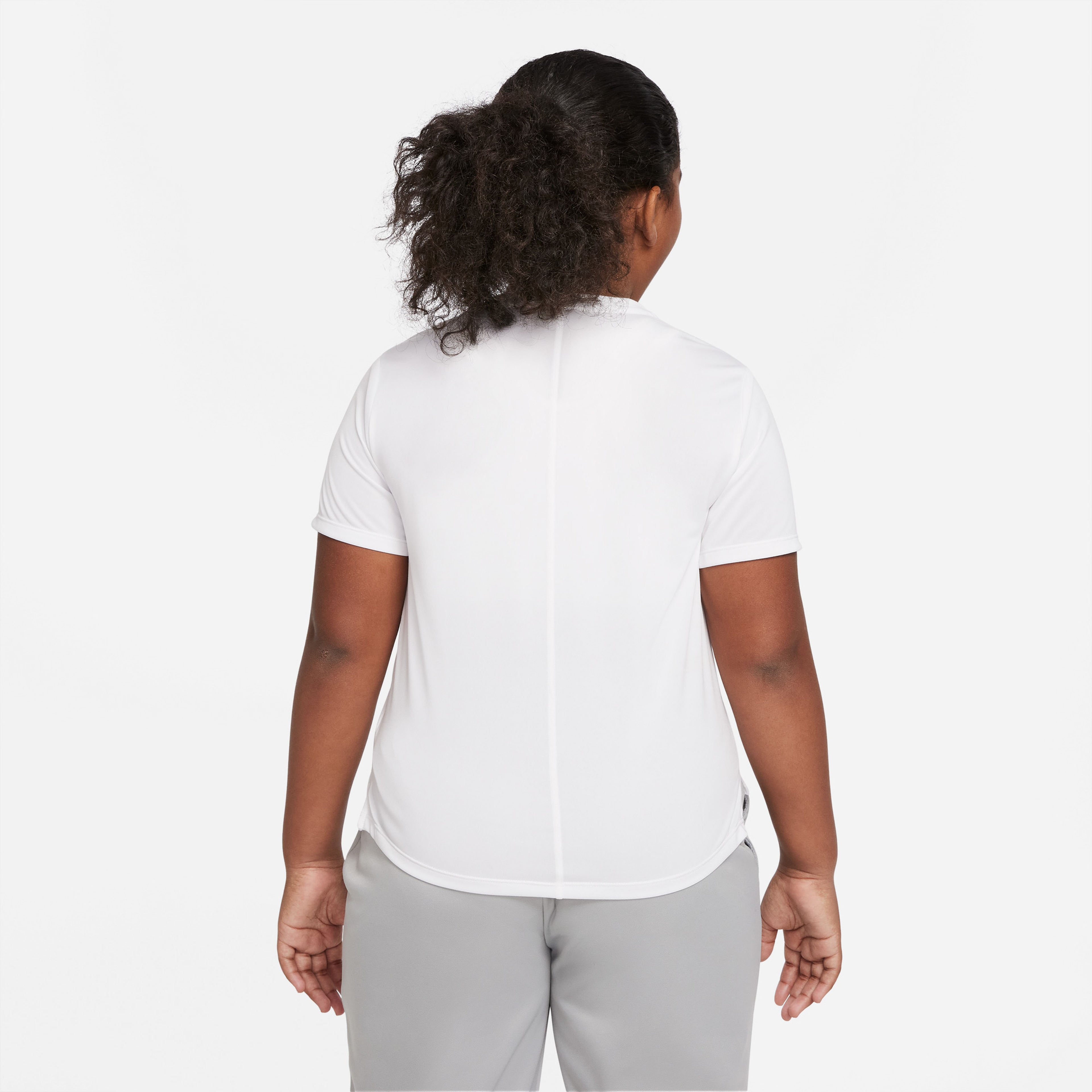 Nike One Dri-FIT Kısa Kollu Çocuk Beyaz T-Shirt