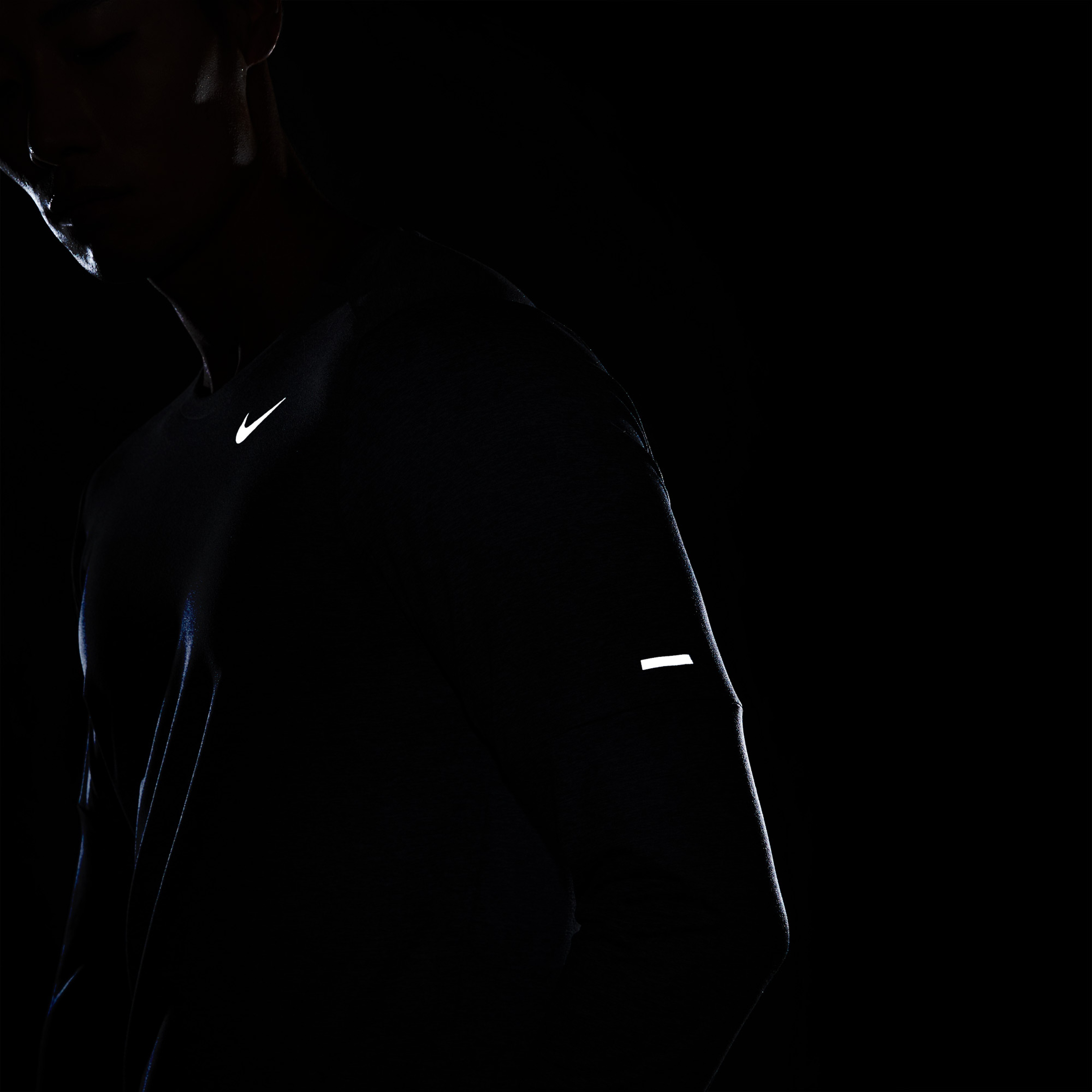 Nike Dri-Fıt Element Crew Erkek Gri Uzun Kollu T-Shirt