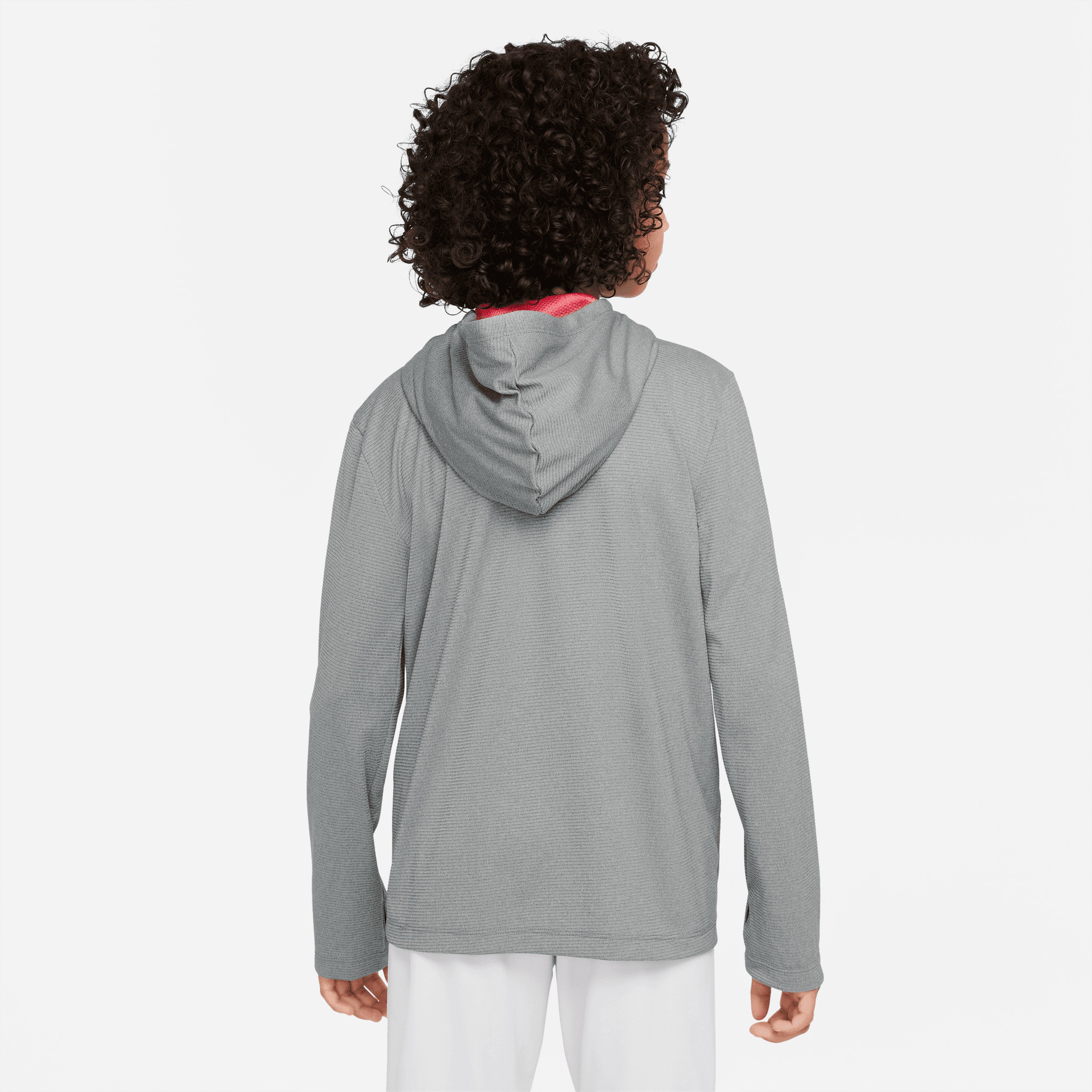 Nike Poly+ Full-Zip Çocuk Gri Eşofman Üstü