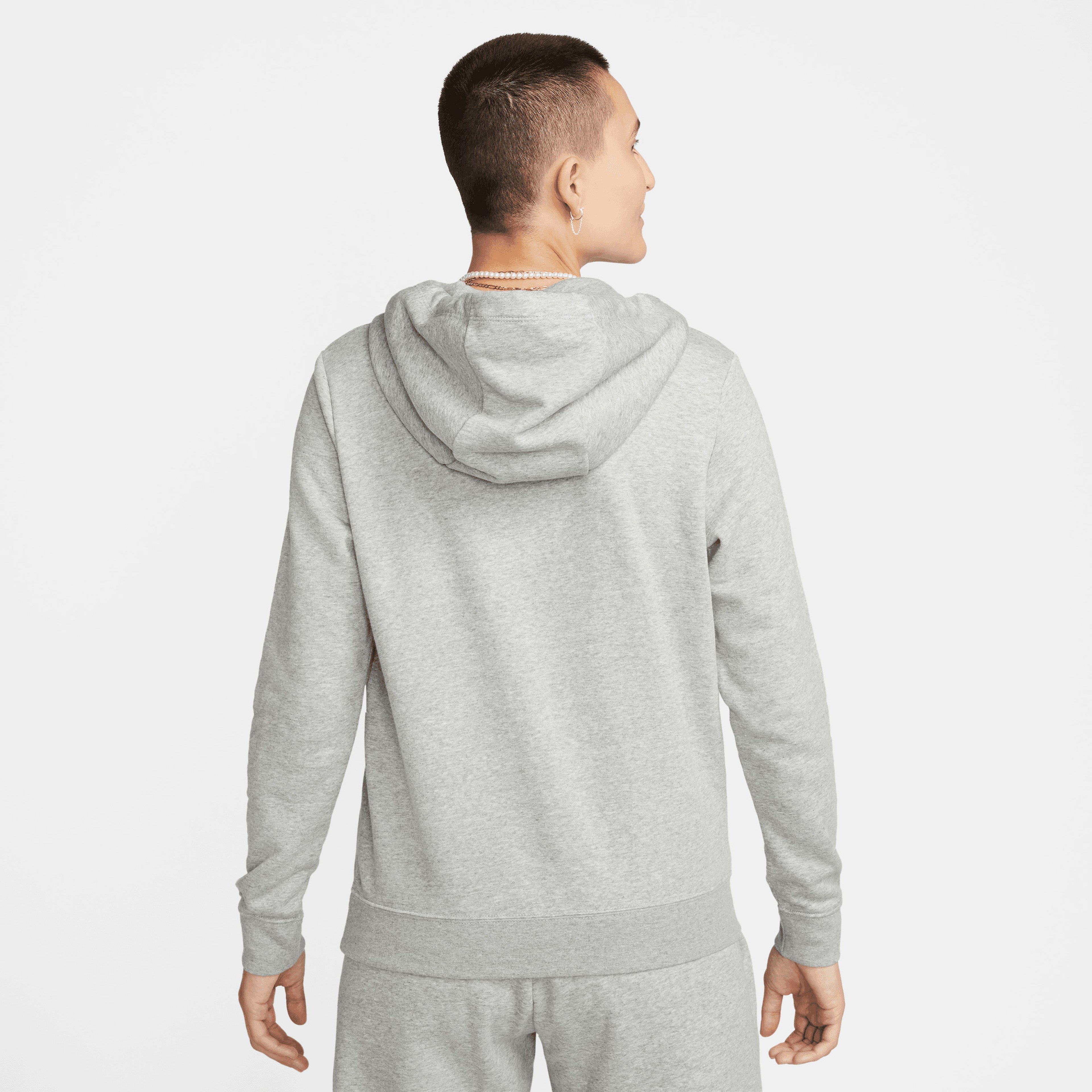 Nike Sportswear Club Fleece Kadın Gri Günlük Sweatshirt